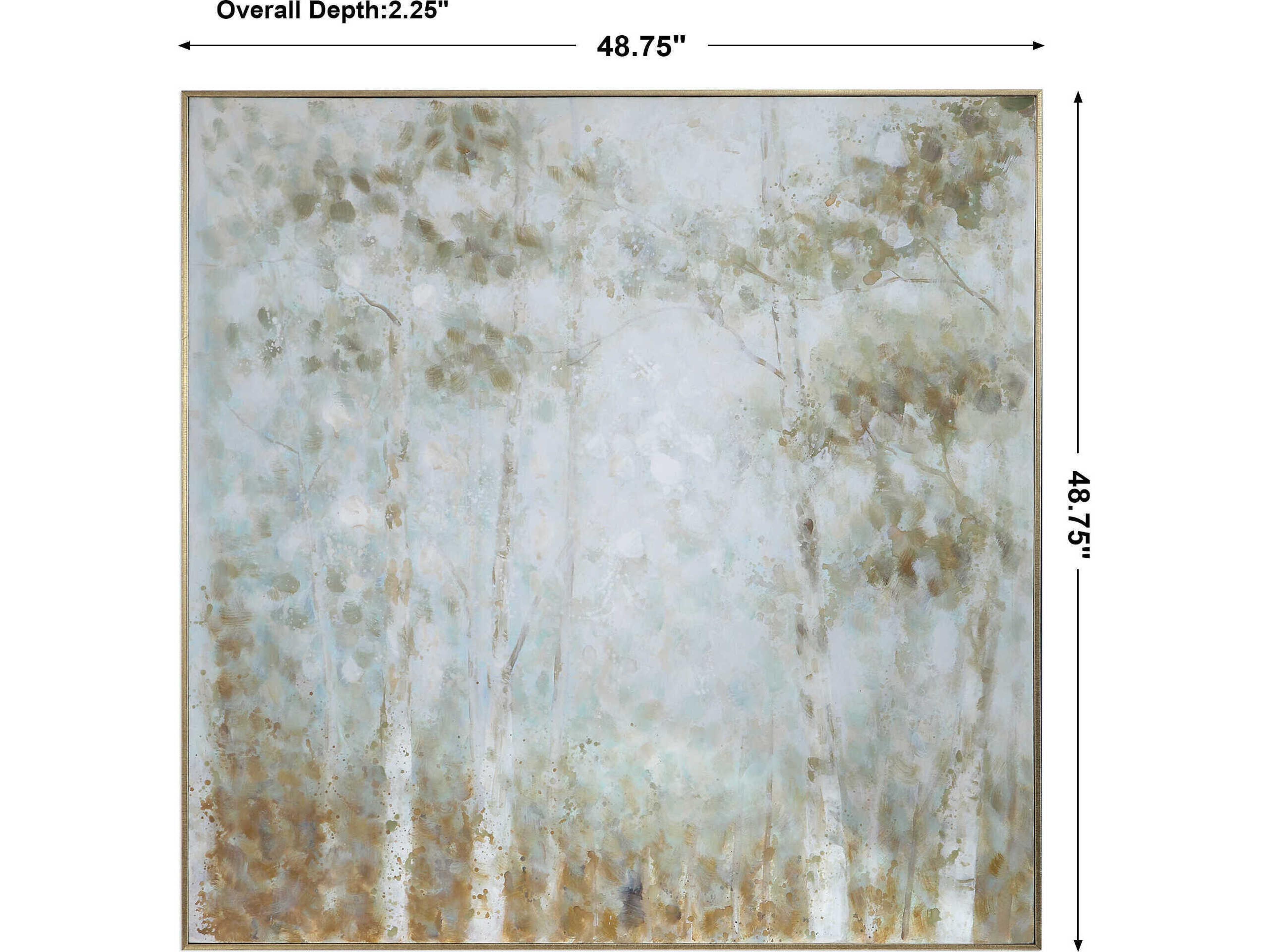 Uttermost Cotton Woods Canvas Wall Art