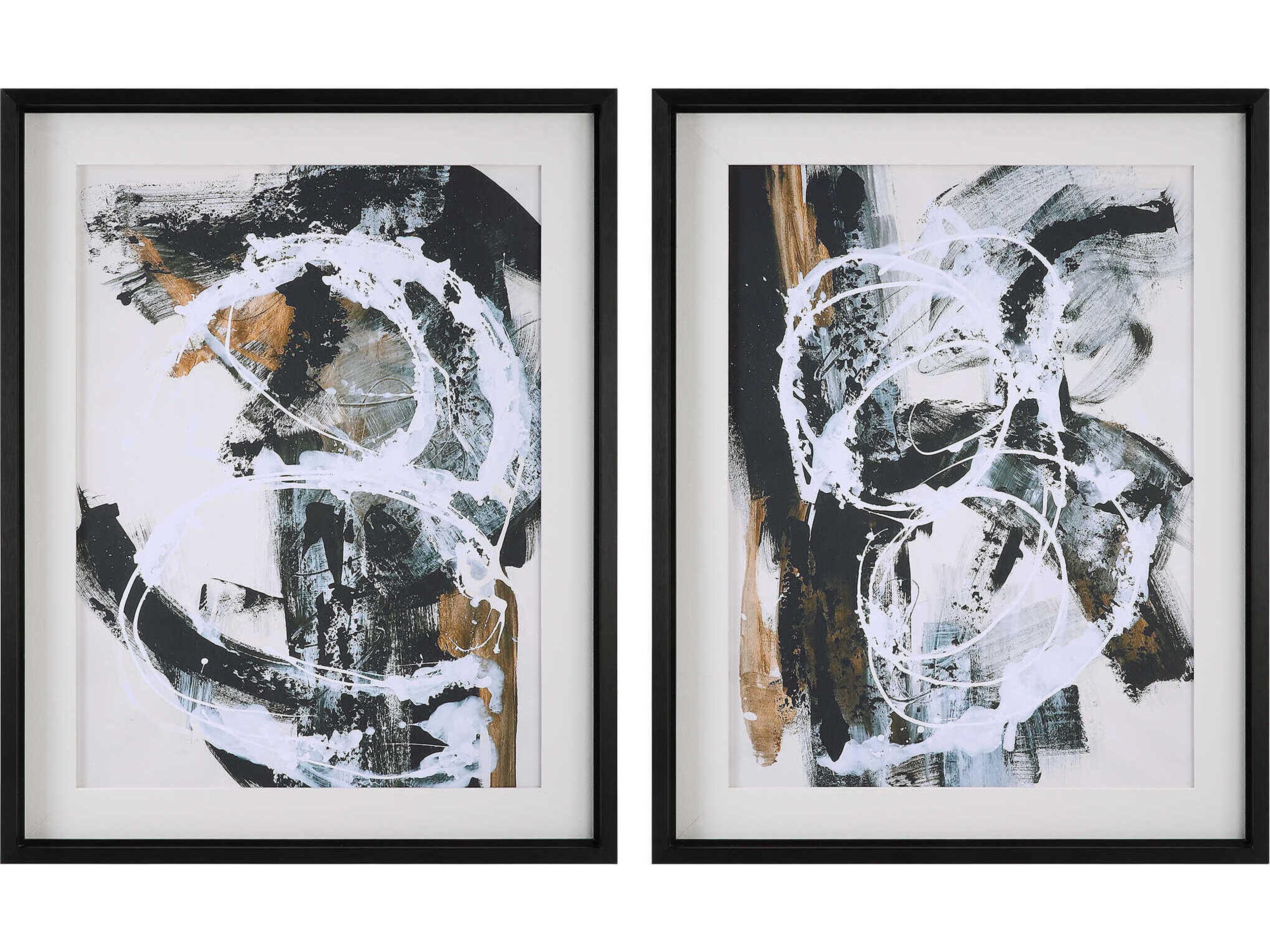 Uttermost Winterland Printed Wall Art Set of 2