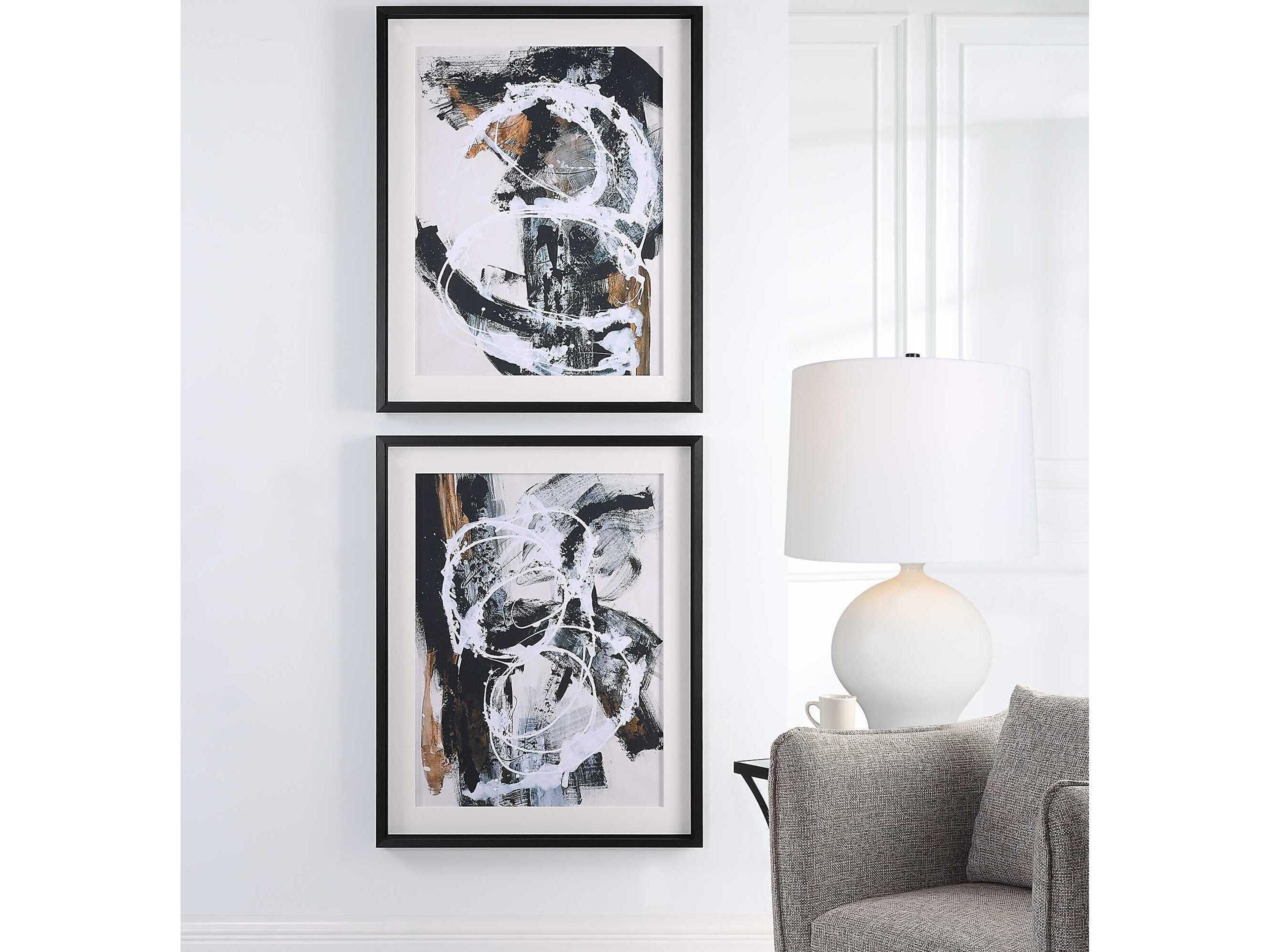 Uttermost Winterland Printed Wall Art Set of 2