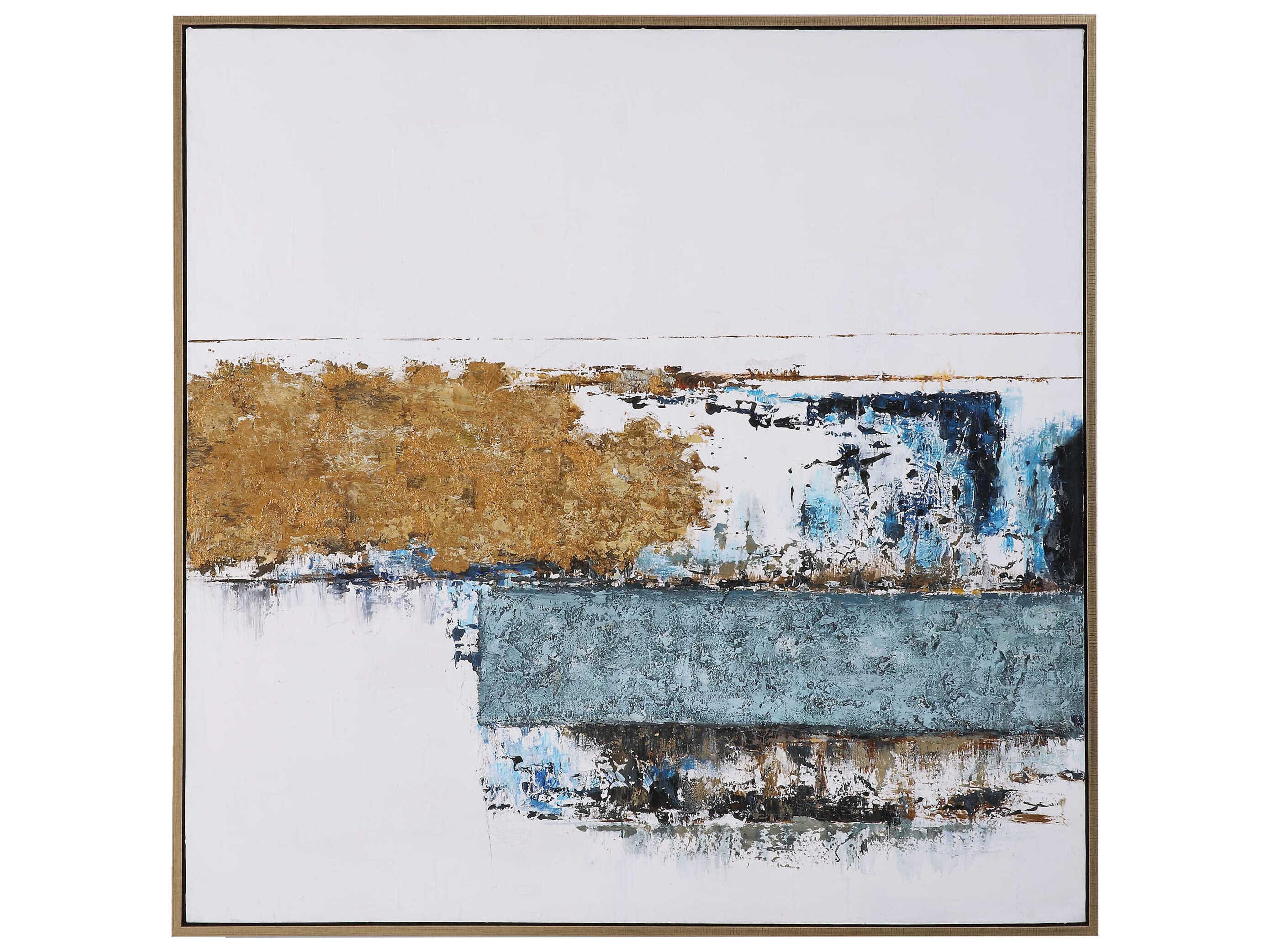 Uttermost Stacked Against Canvas Wall Art