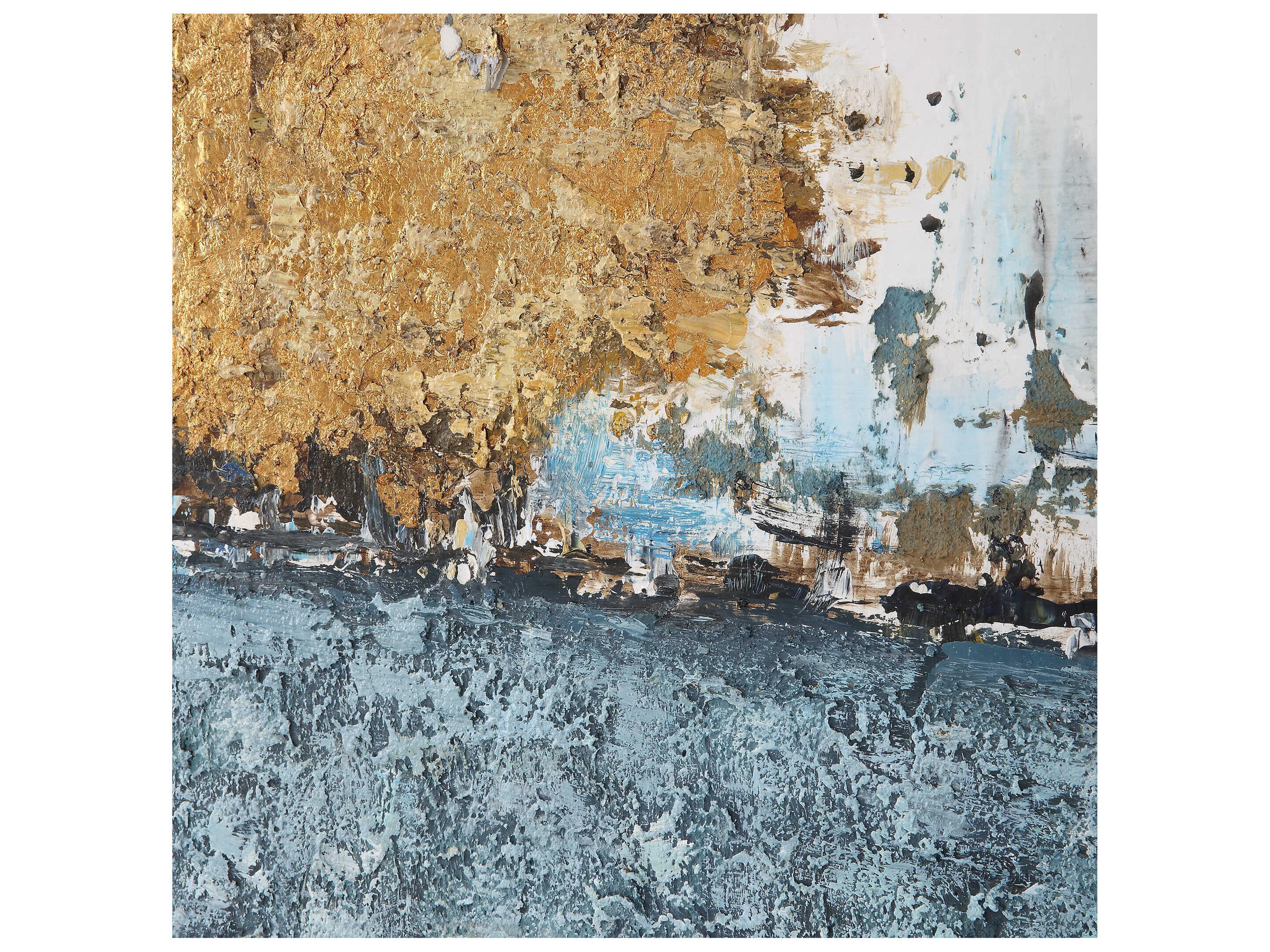 Uttermost Stacked Against Canvas Wall Art