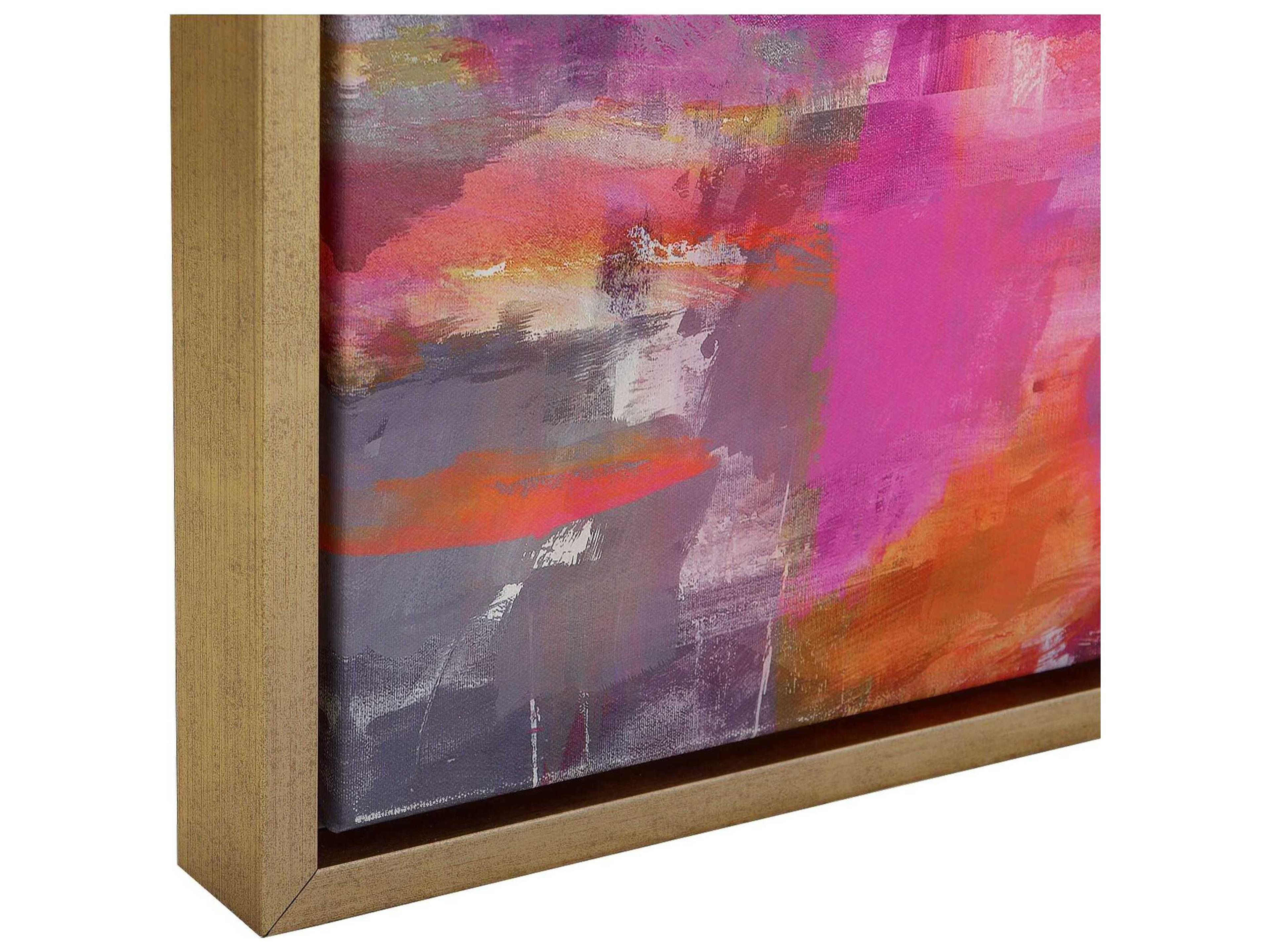 Uttermost Color Theory Framed Abstract Canvas Wall Art Set of 2