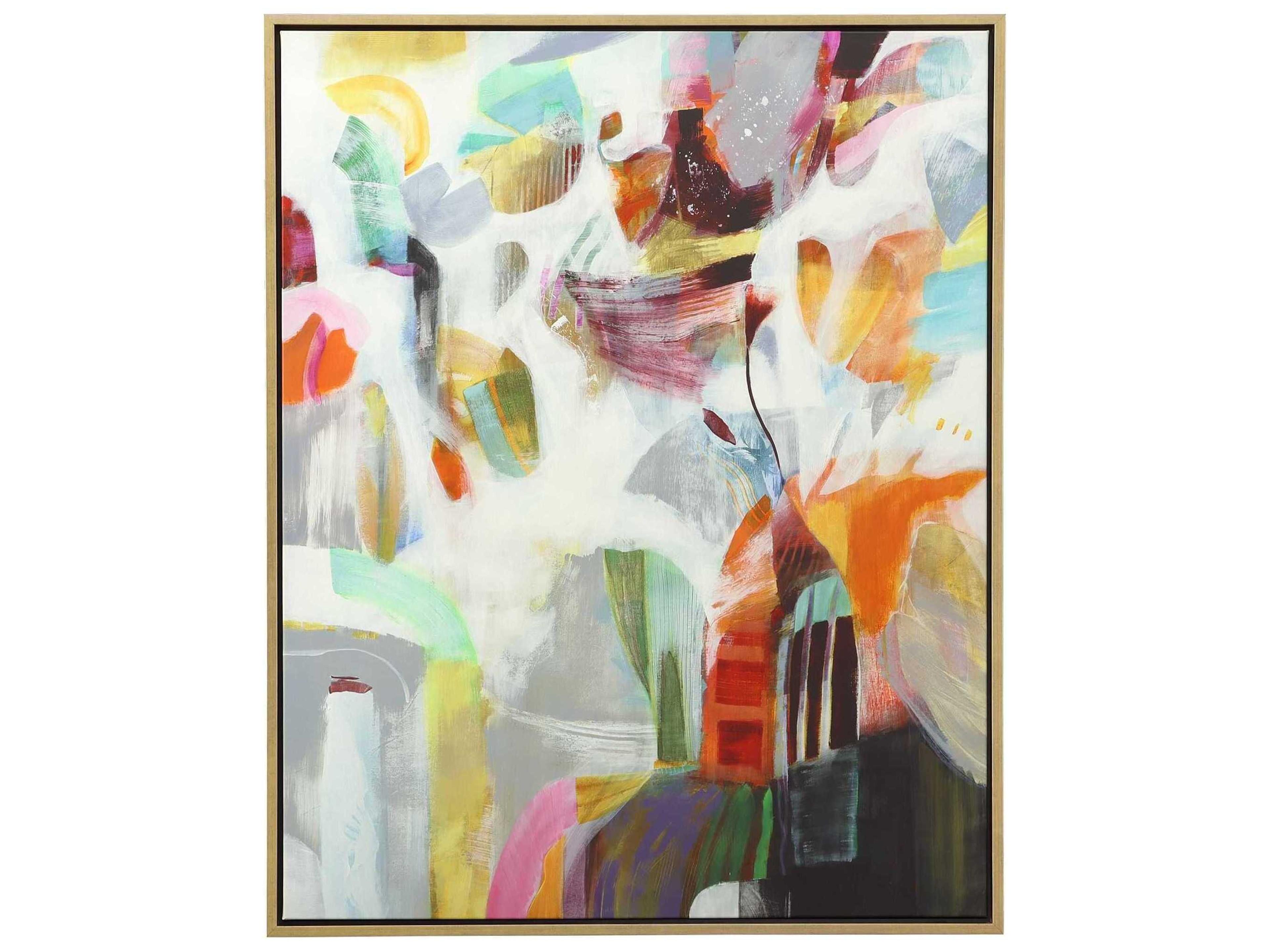 Uttermost Renewal Framed Abstract Canvas Wall Art