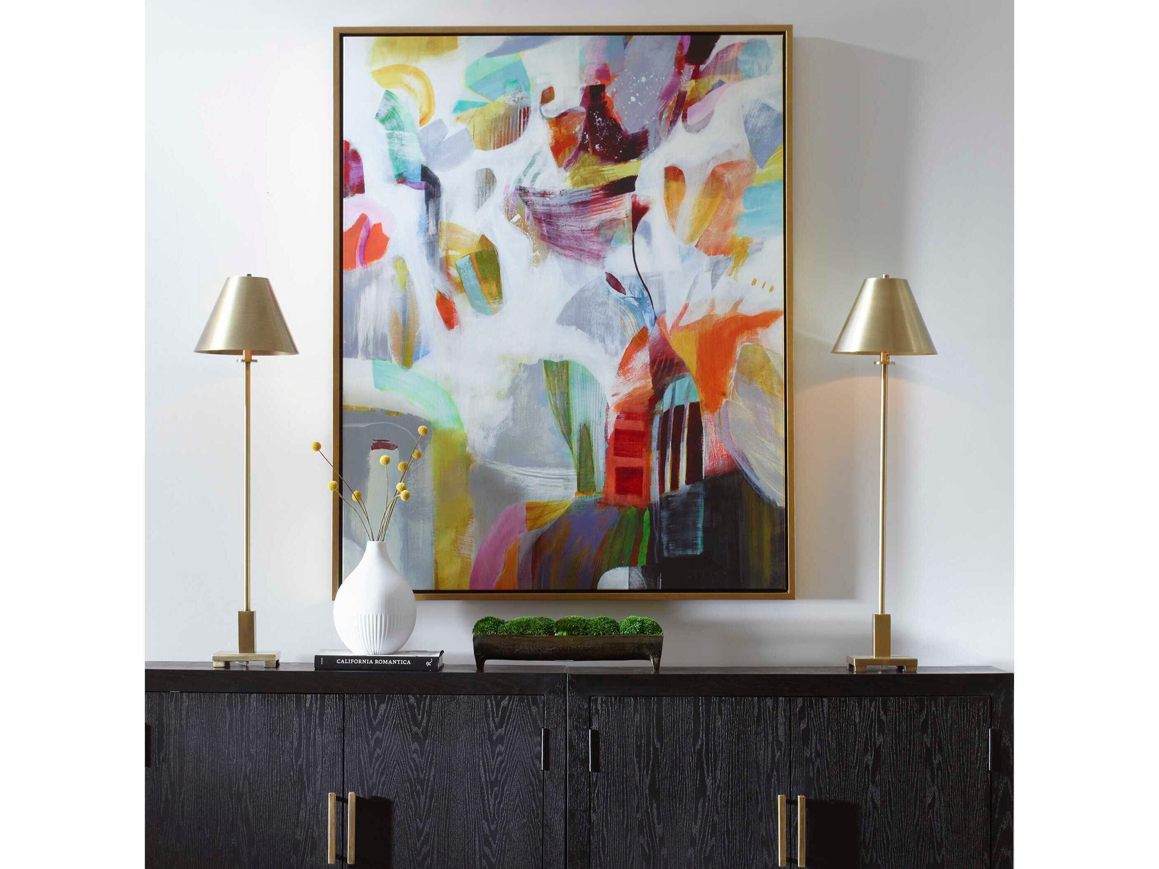 Uttermost Renewal Framed Abstract Canvas Wall Art