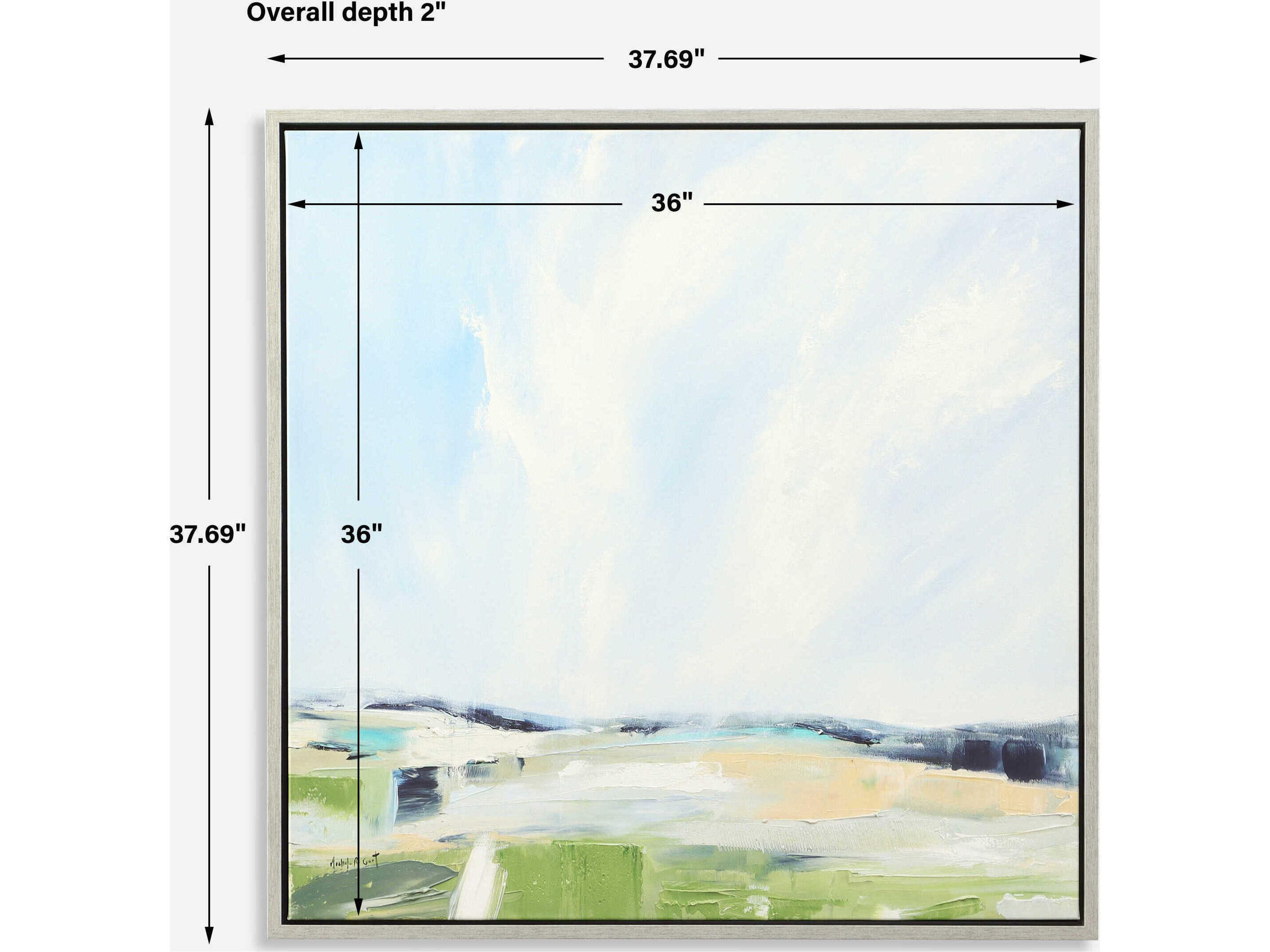 Uttermost For His Glory Framed Landscape Canvas Wall Art