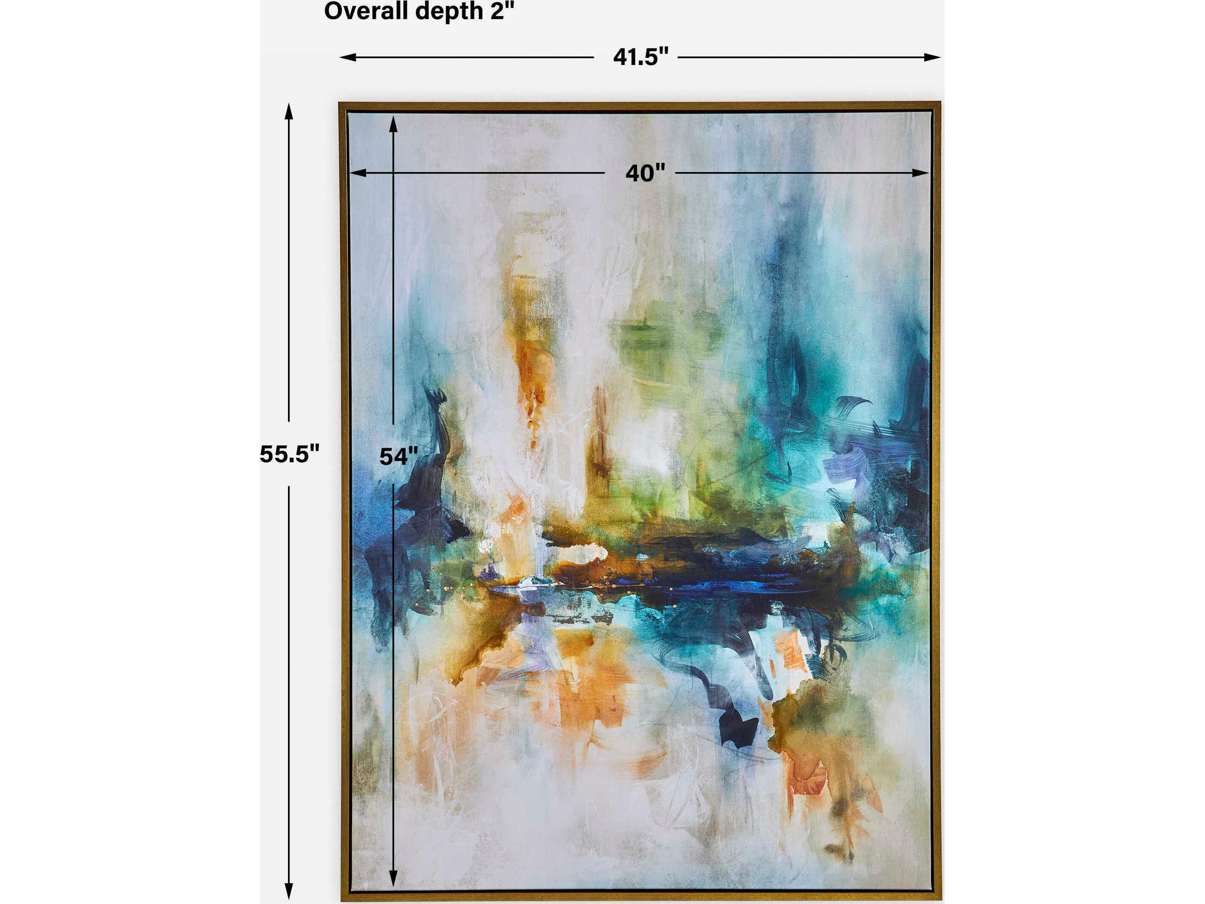 Uttermost Excursion Framed Abstract Art