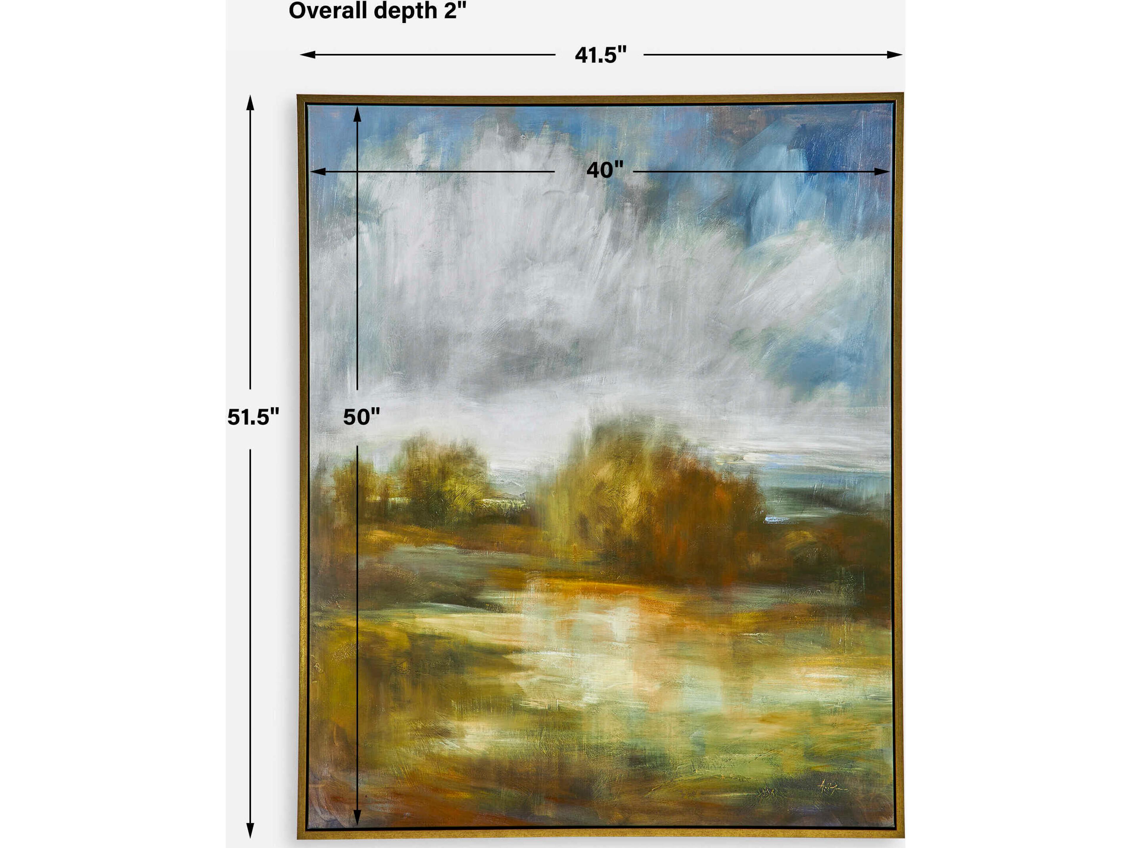 Uttermost John's Field Framed Landscape Art