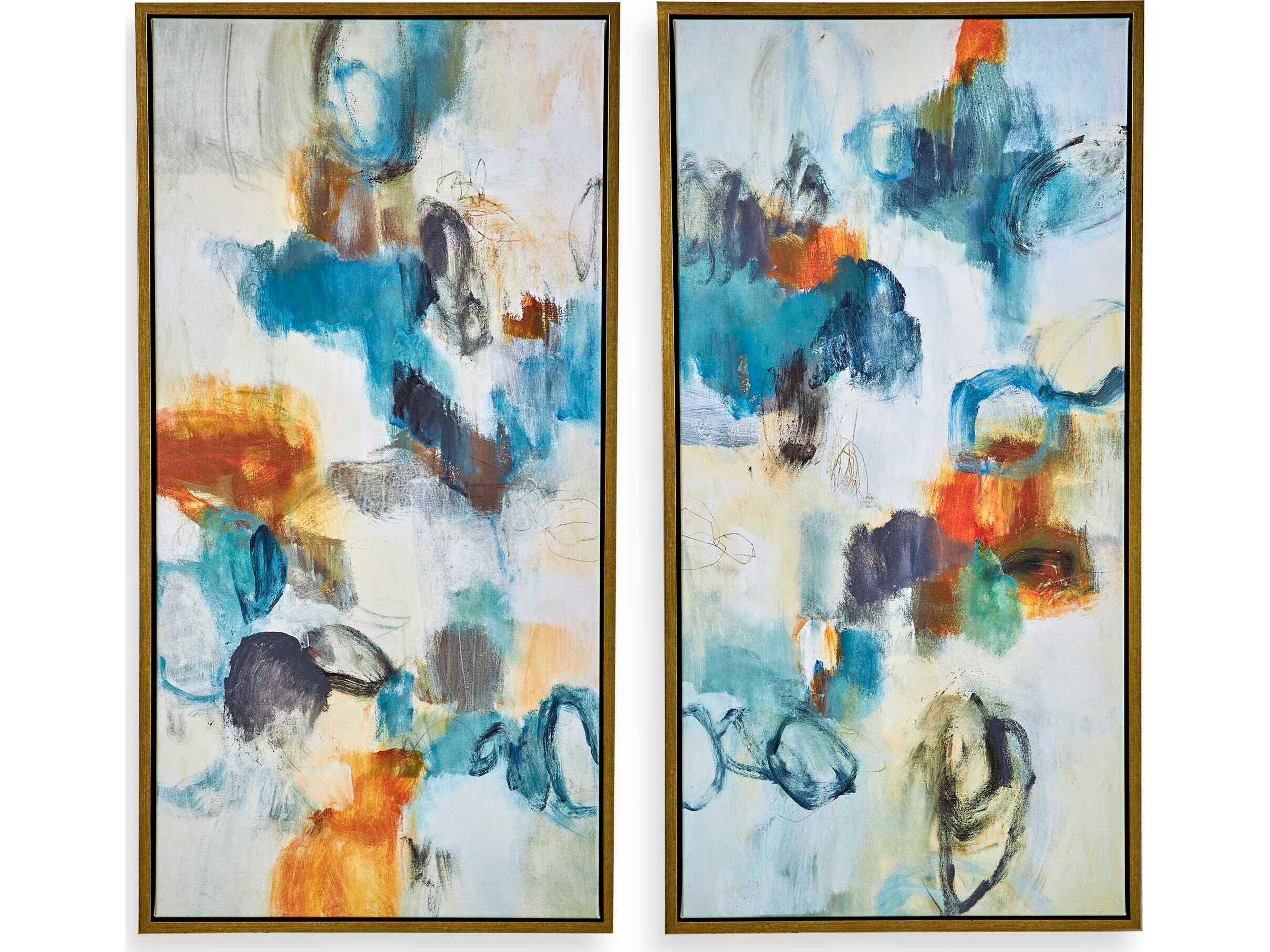 Uttermost Casual Moments Framed Abstract Art Set of 2