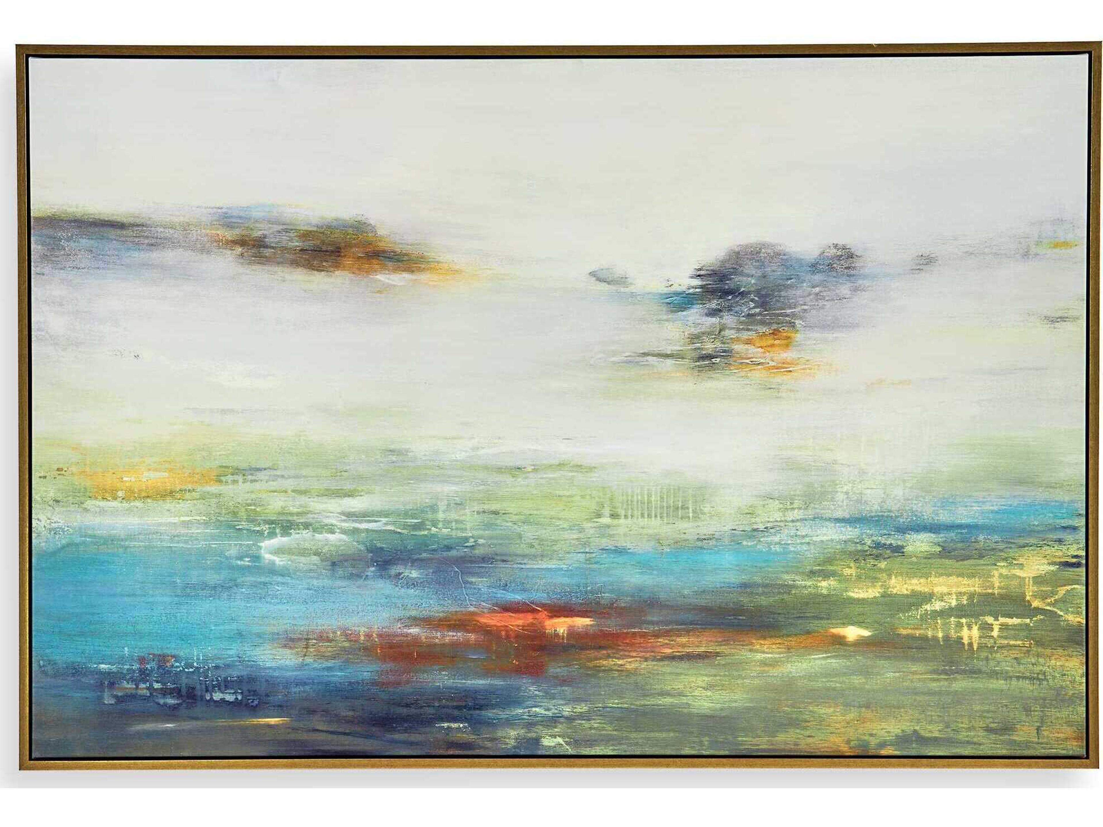 Uttermost Textured Land Framed Landscape Art