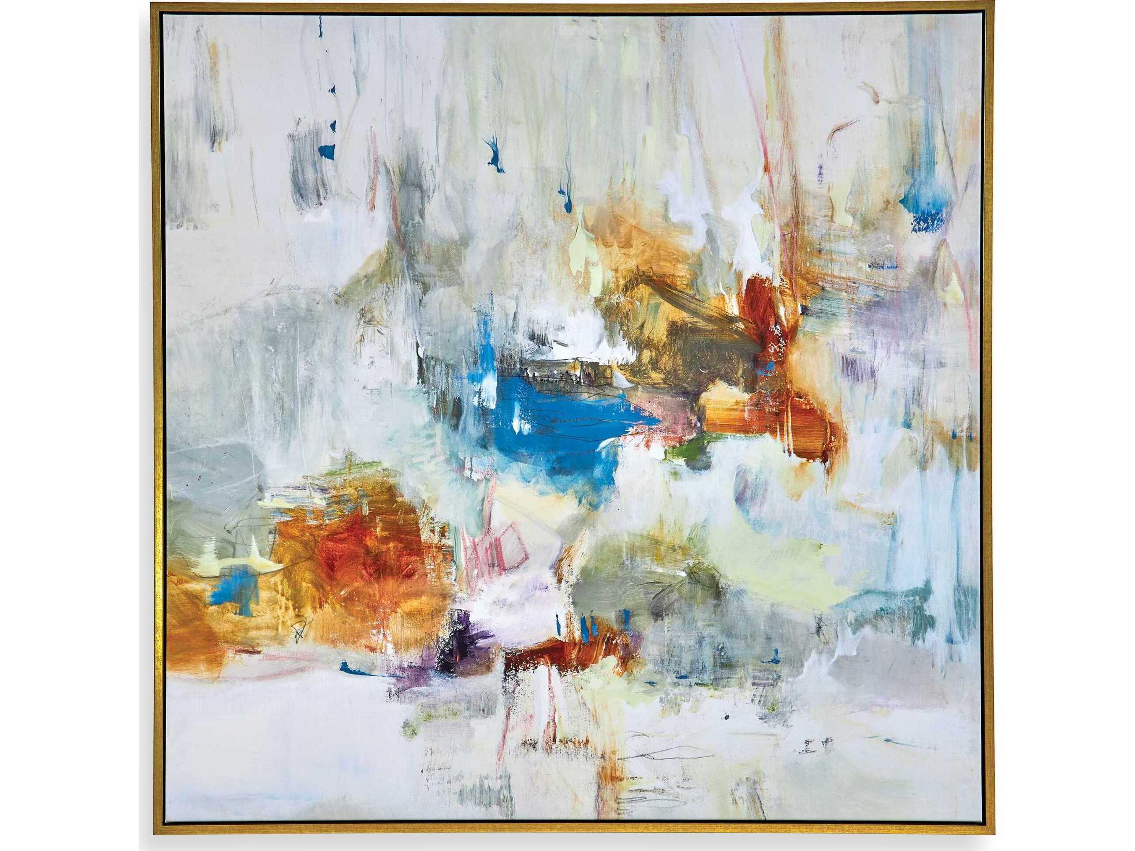 In The Beginning Framed Abstract Art