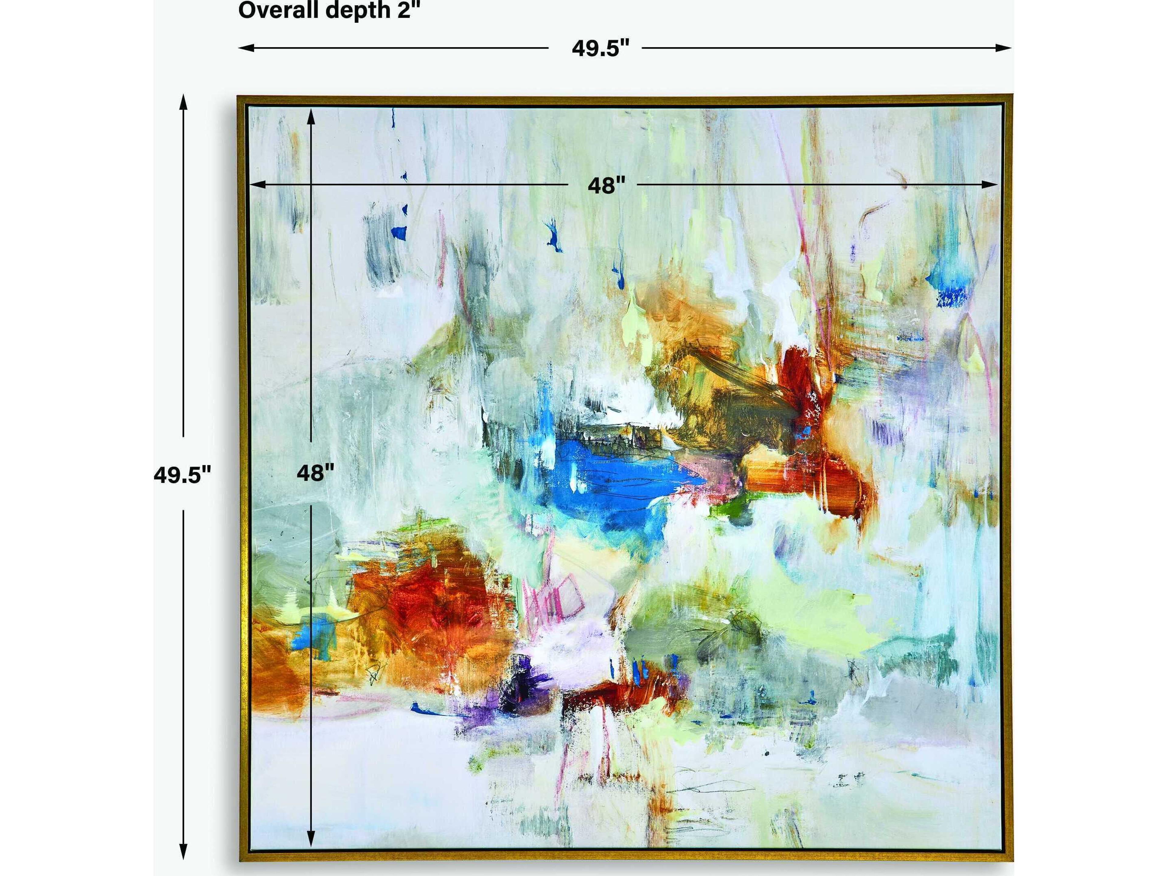 Uttermost In The Beginning Framed Abstract Art