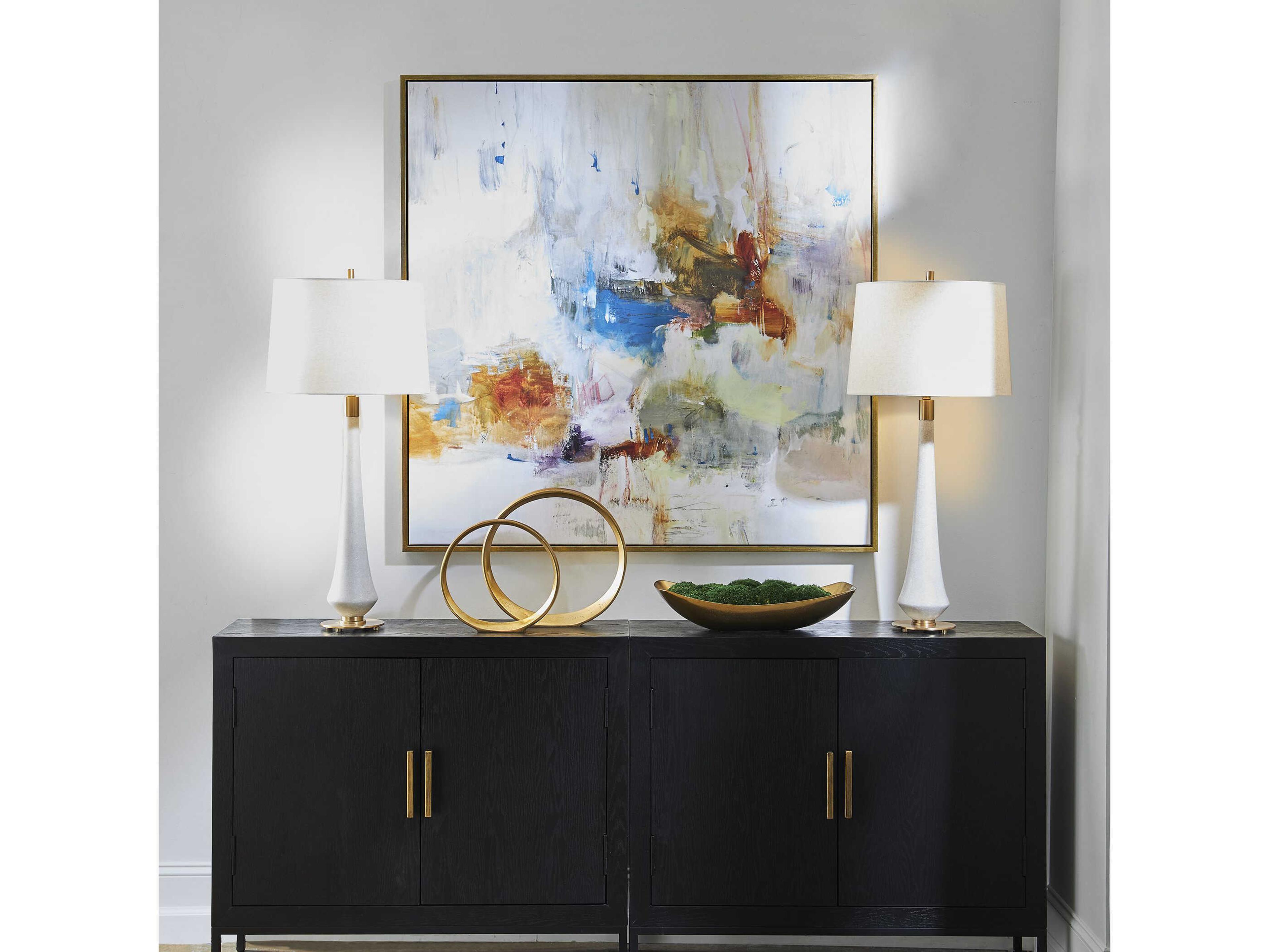 Uttermost In The Beginning Framed Abstract Art