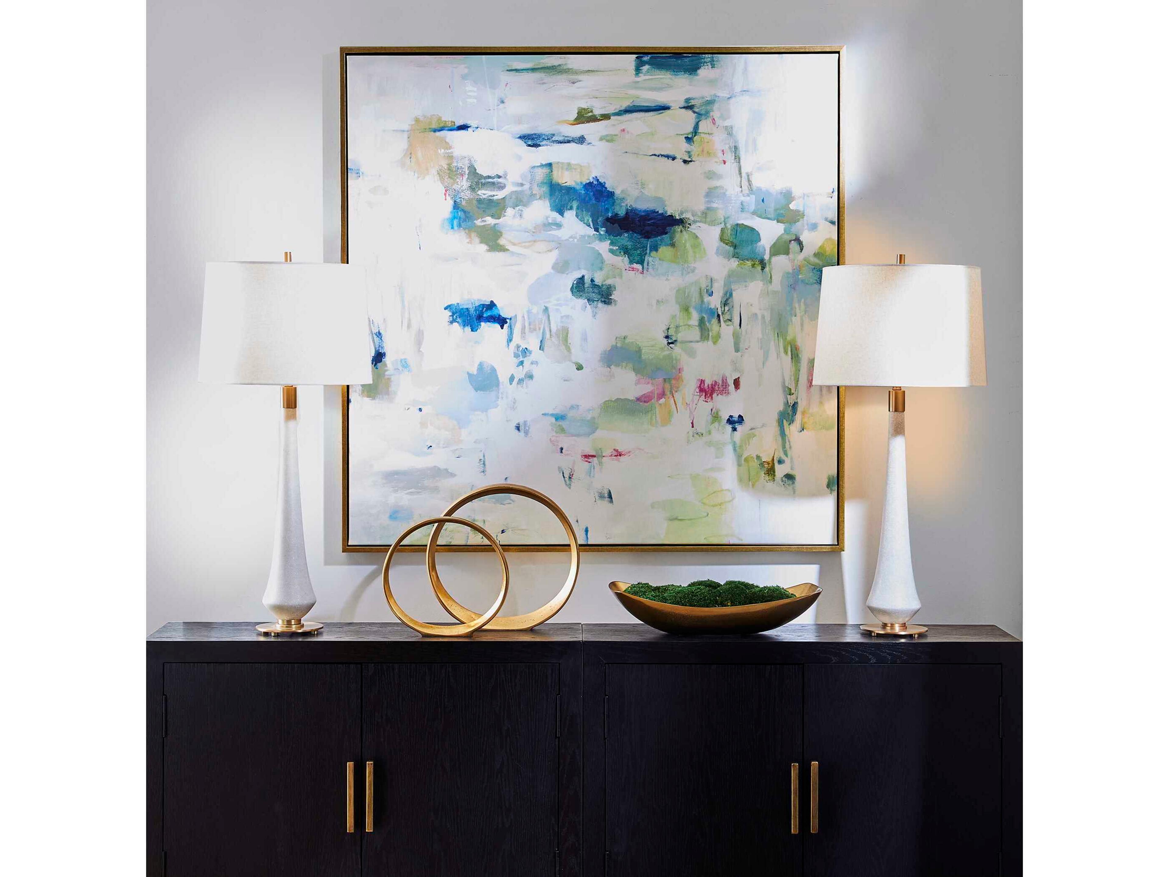 Uttermost Abstract Reflections Framed Canvas Art