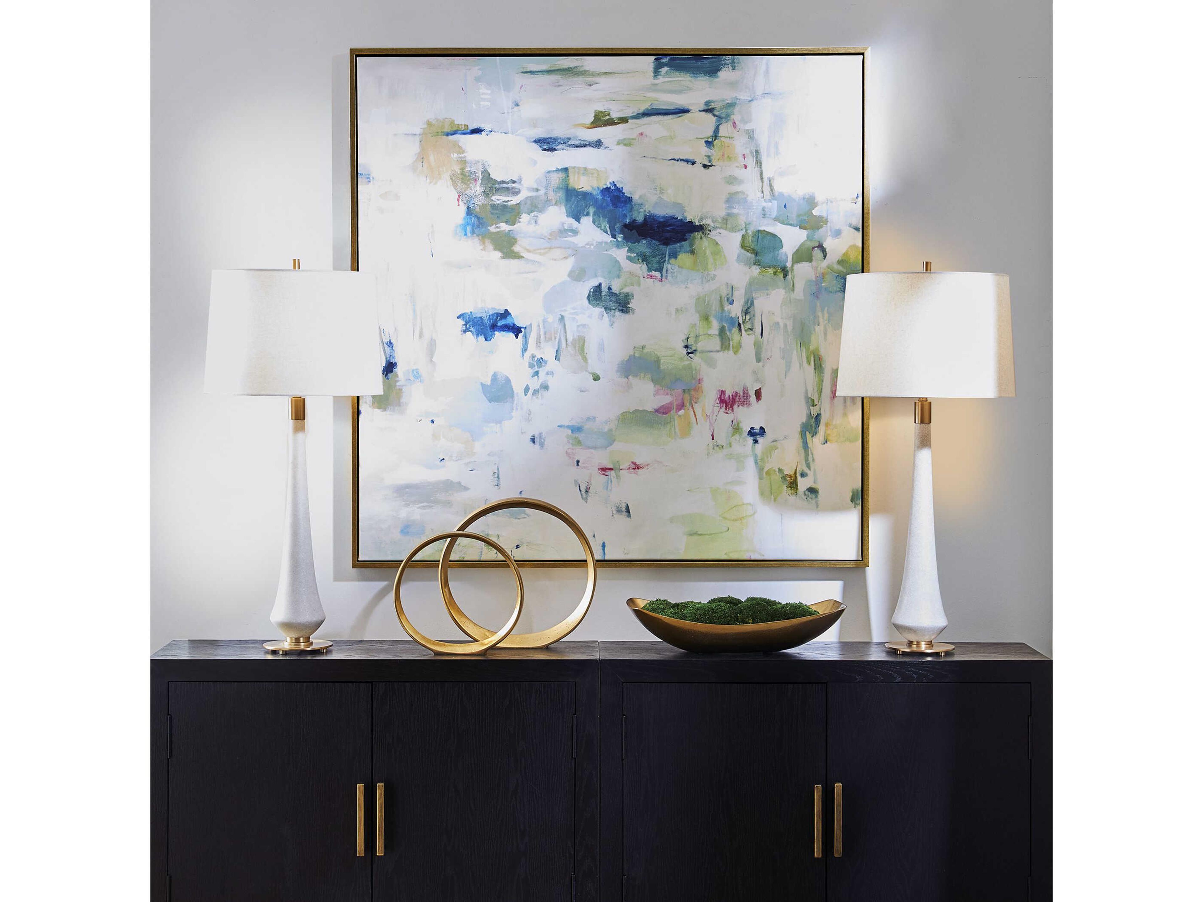 Uttermost Abstract Reflections Framed Canvas Art