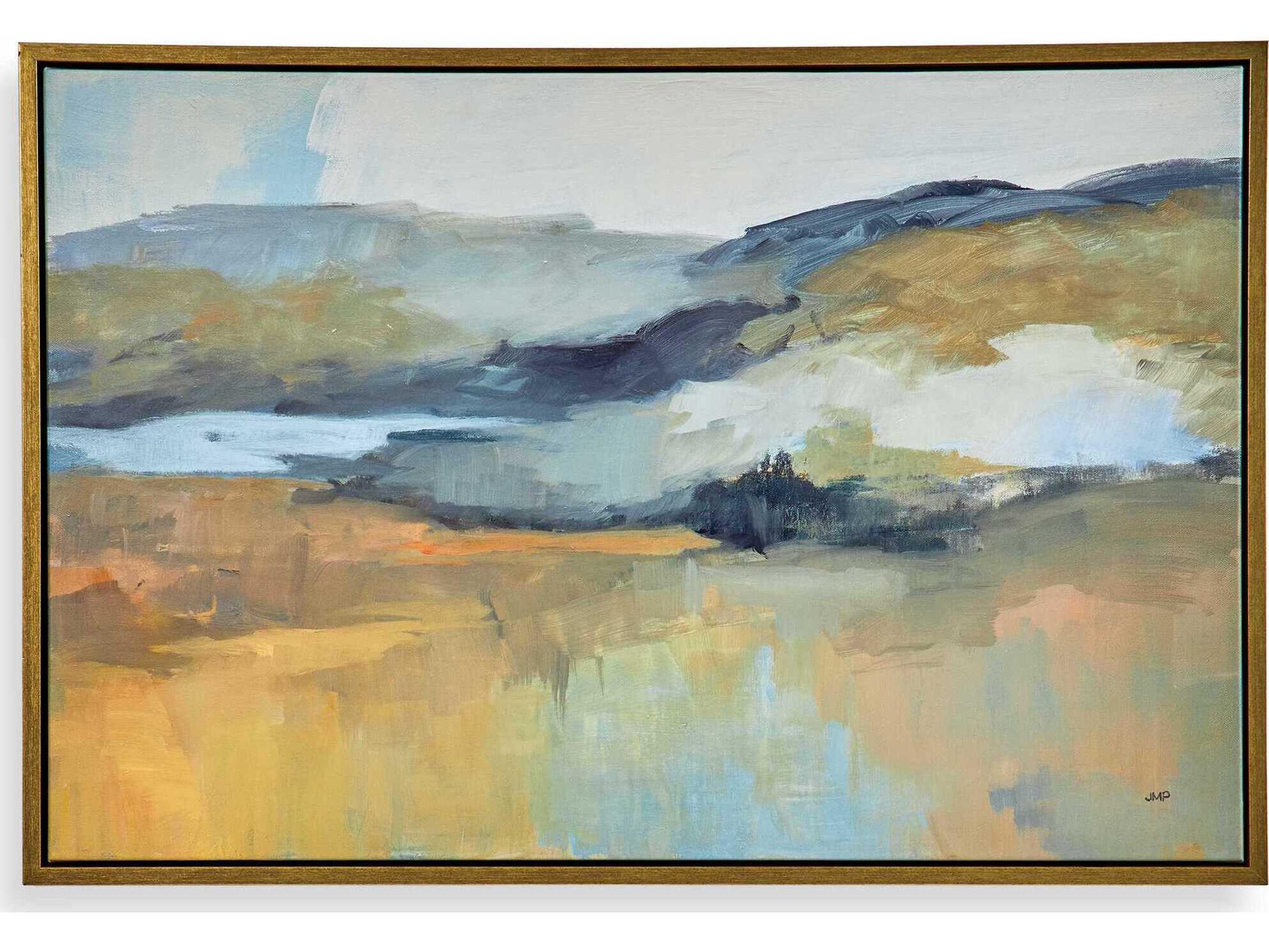 Uttermost Folded Hills Framed Landscape Art