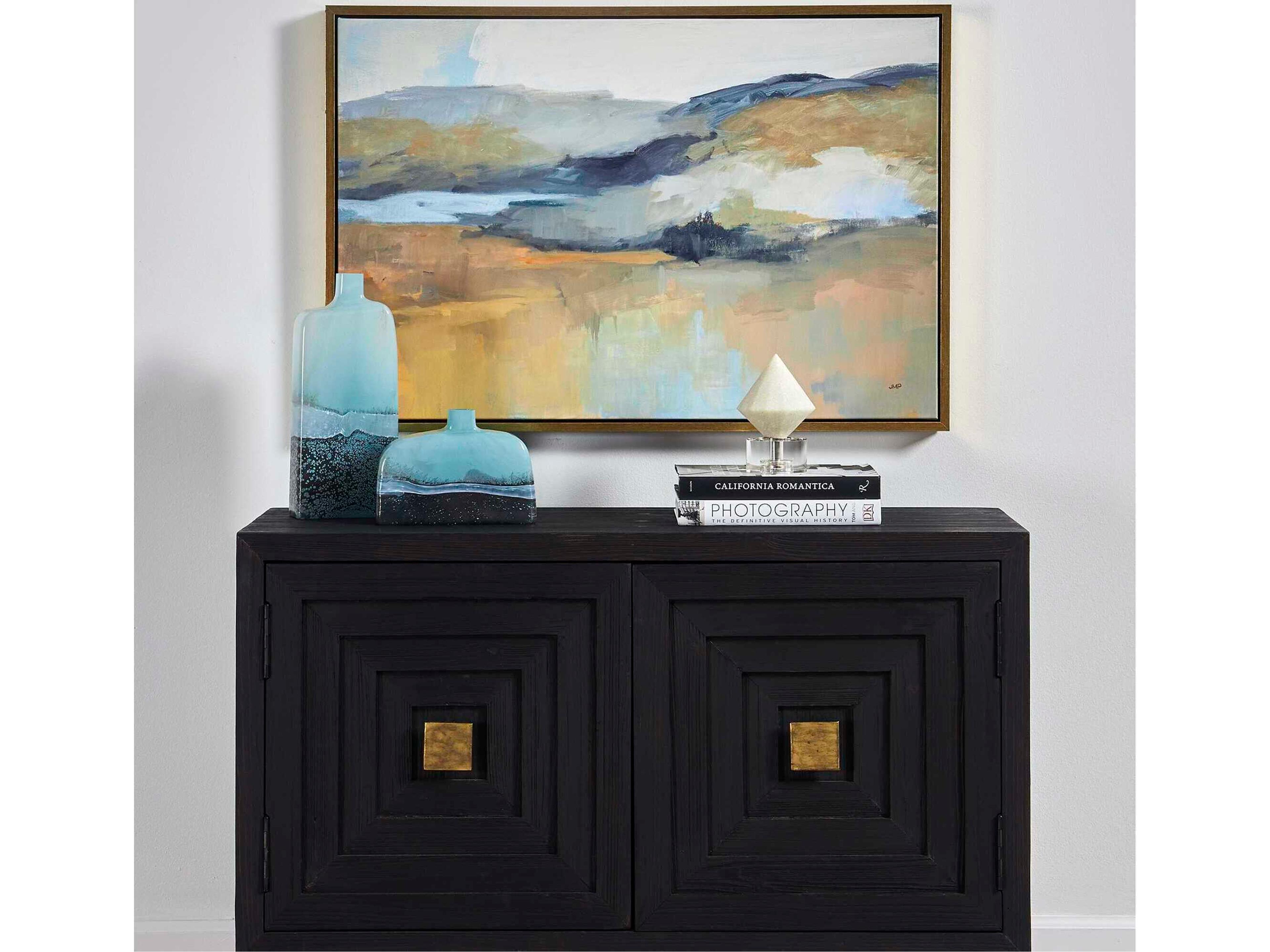 Uttermost Folded Hills Framed Landscape Art