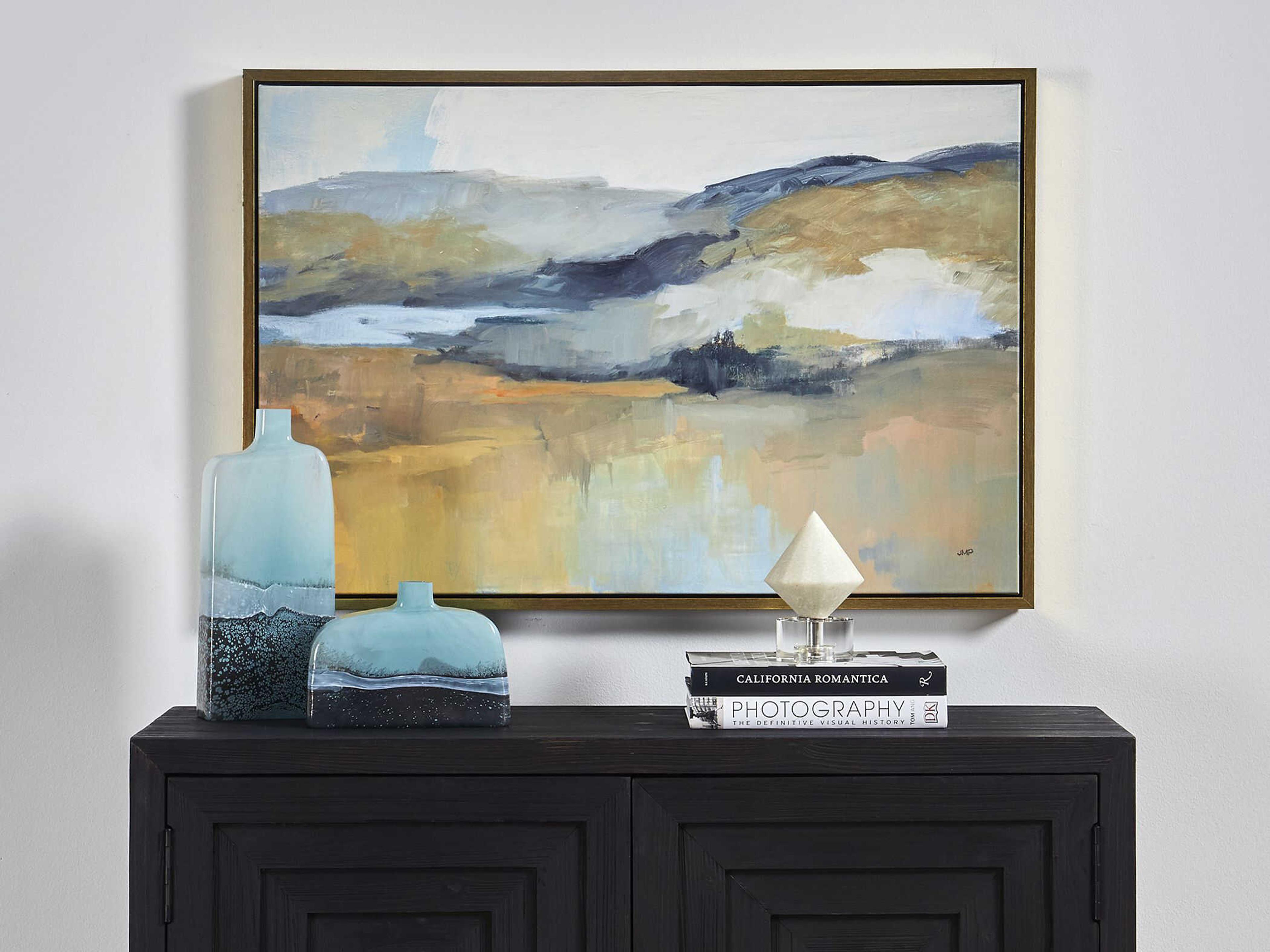 Uttermost Folded Hills Framed Landscape Art