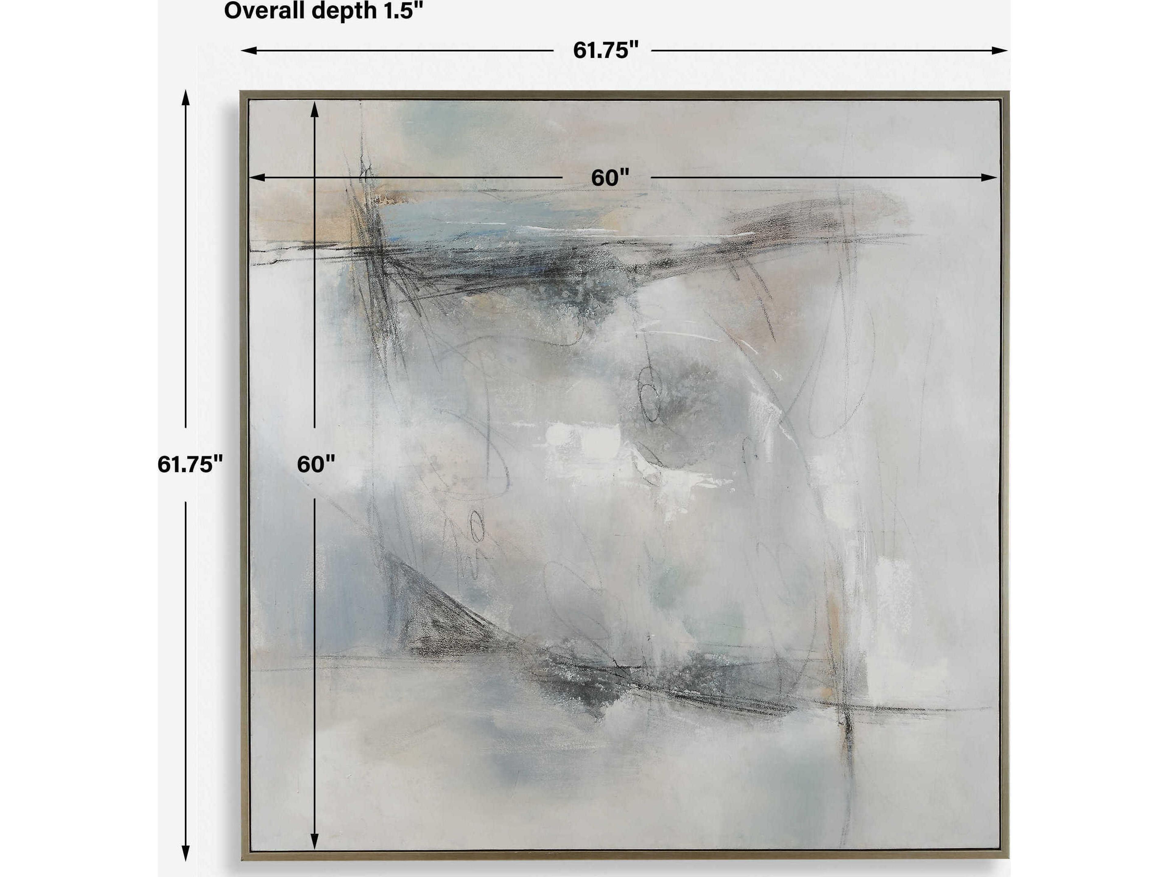 Uttermost Contort Hand Painted Abstract Art