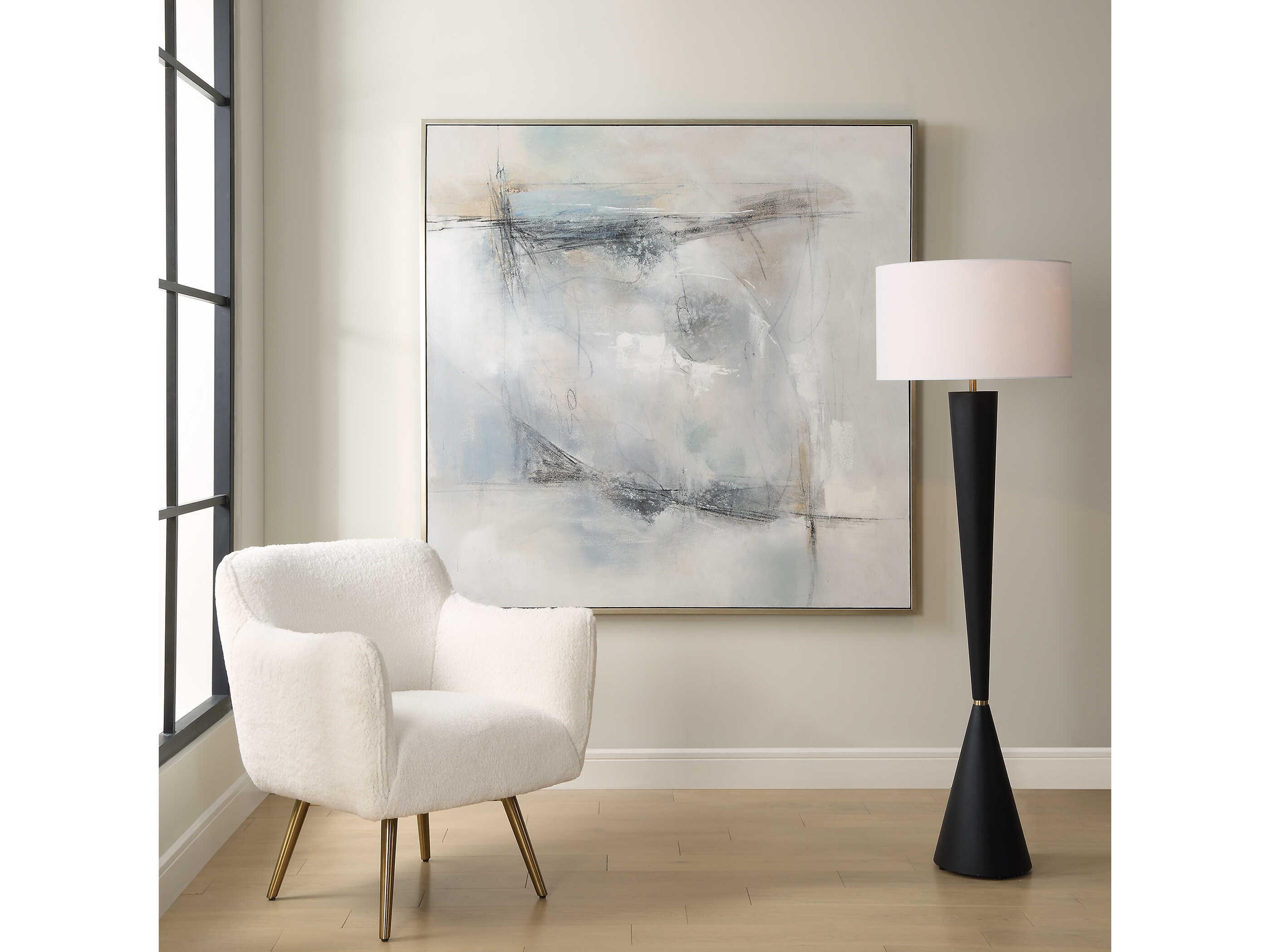 Uttermost Contort Hand Painted Abstract Art