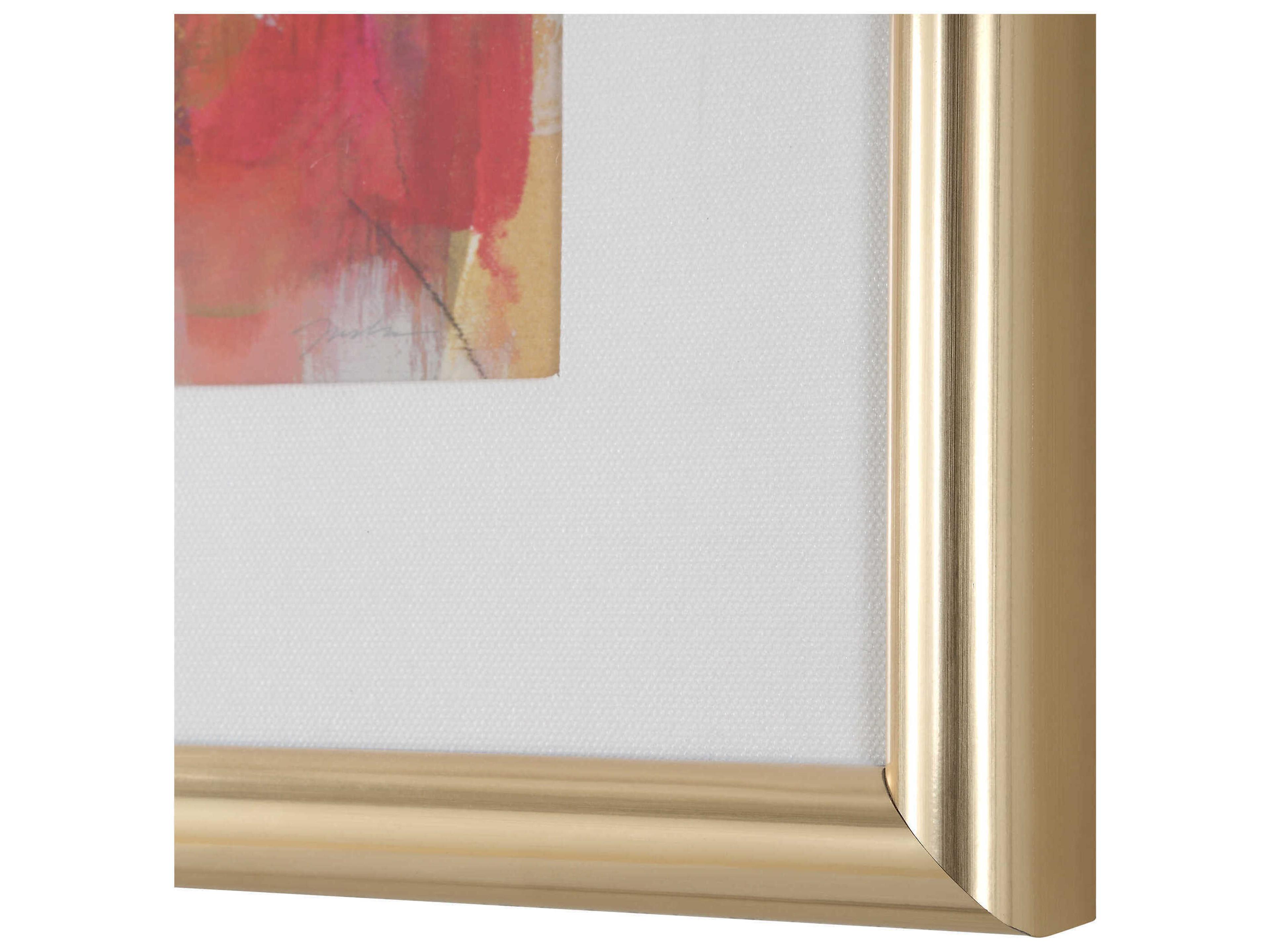 Uttermost Fresh Start Red Abstract Prints Set of 6