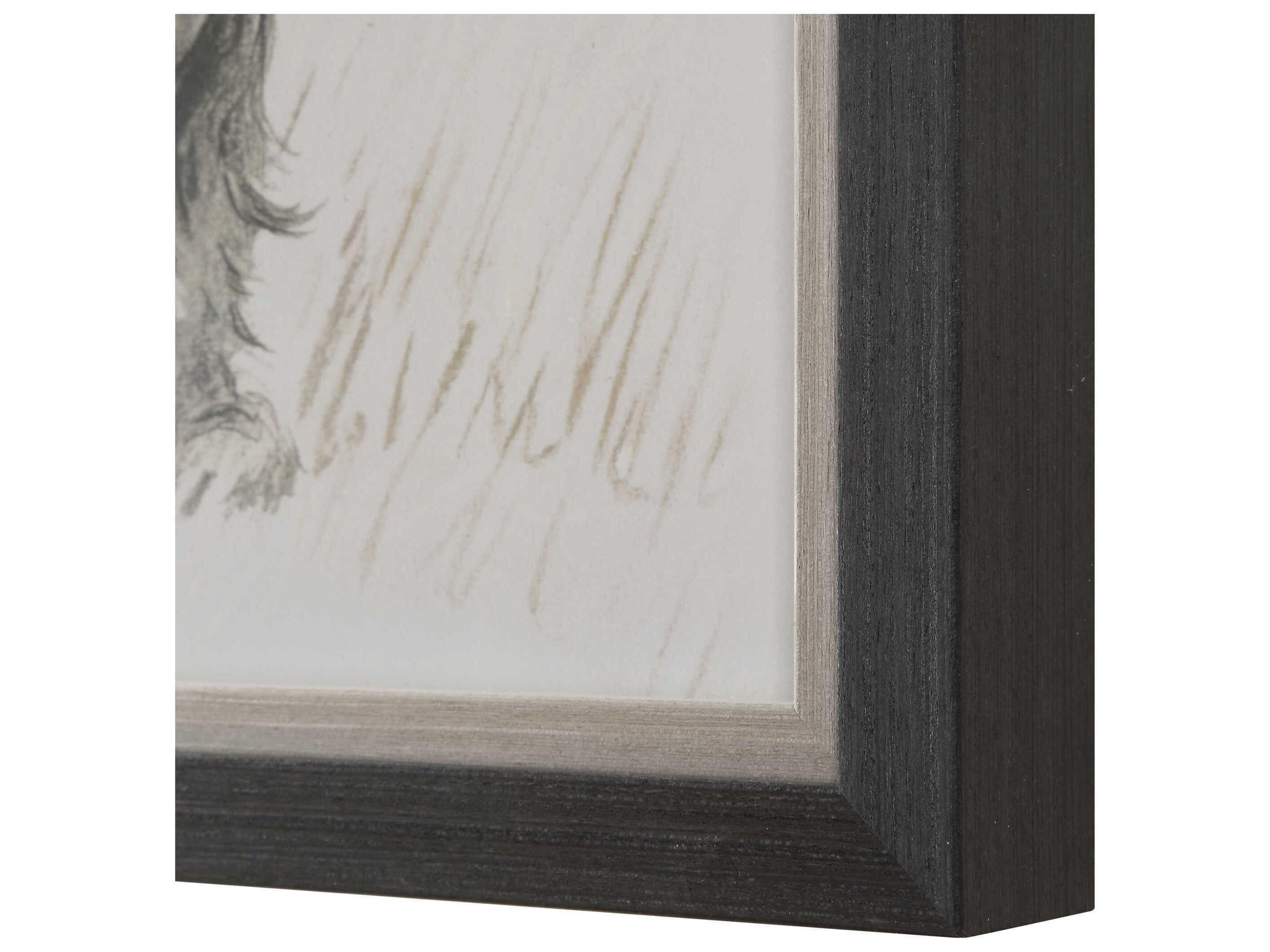 Uttermost Loyal Companion Framed Dog Prints Set of 9