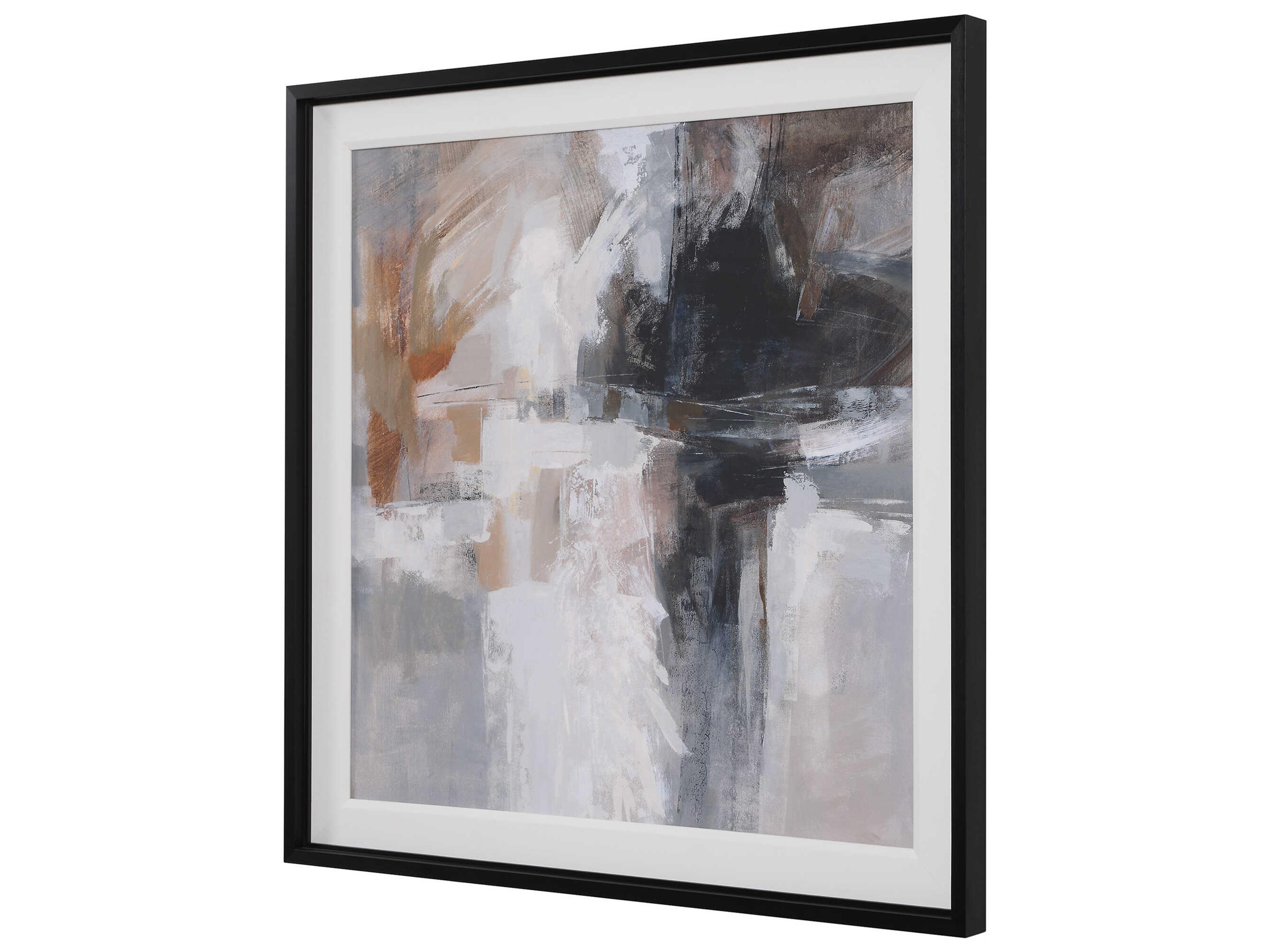 Uttermost Wings Neutral Abstract Framed Print