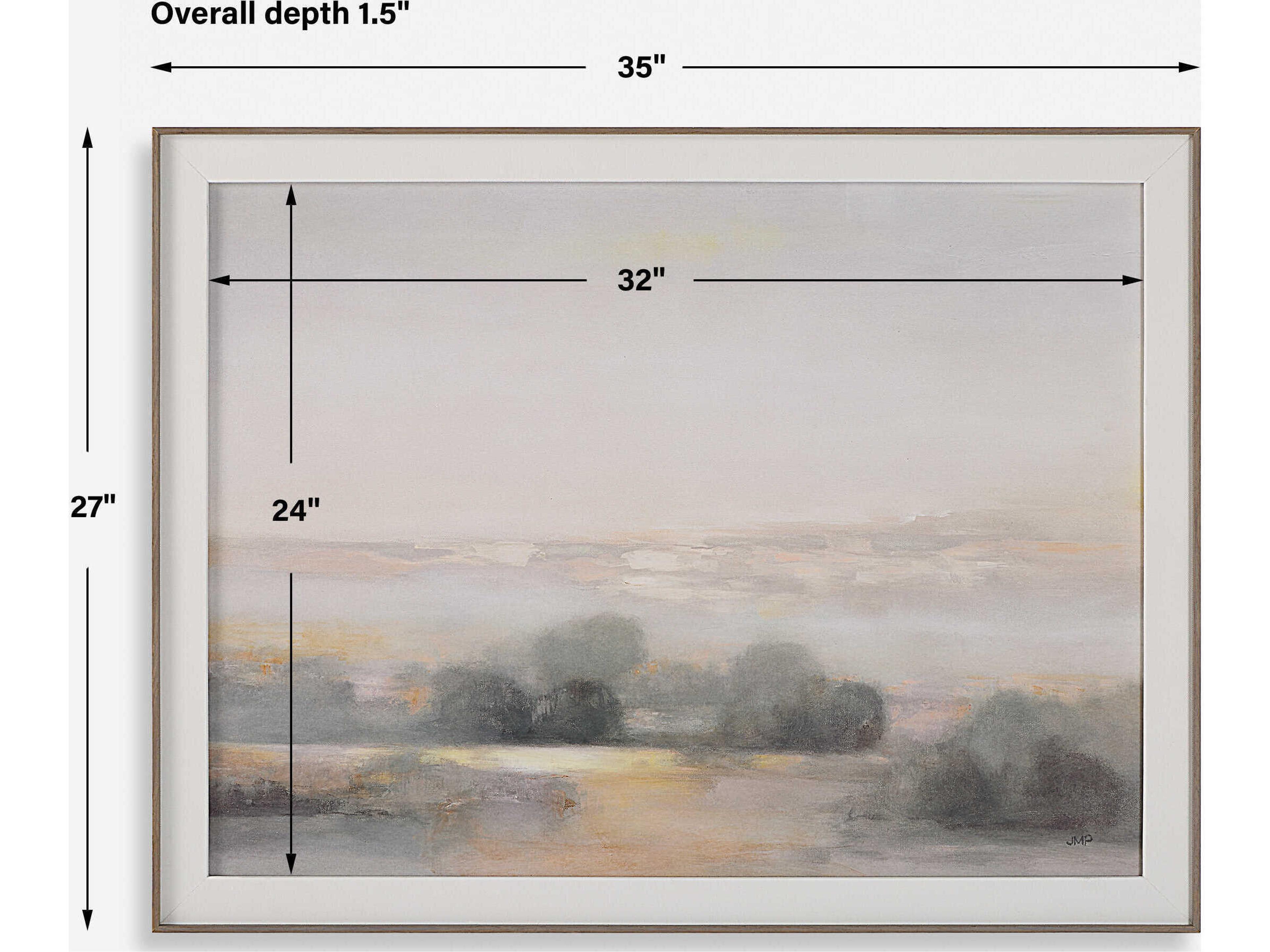 Uttermost Atmospheric Neutral Landscape Print