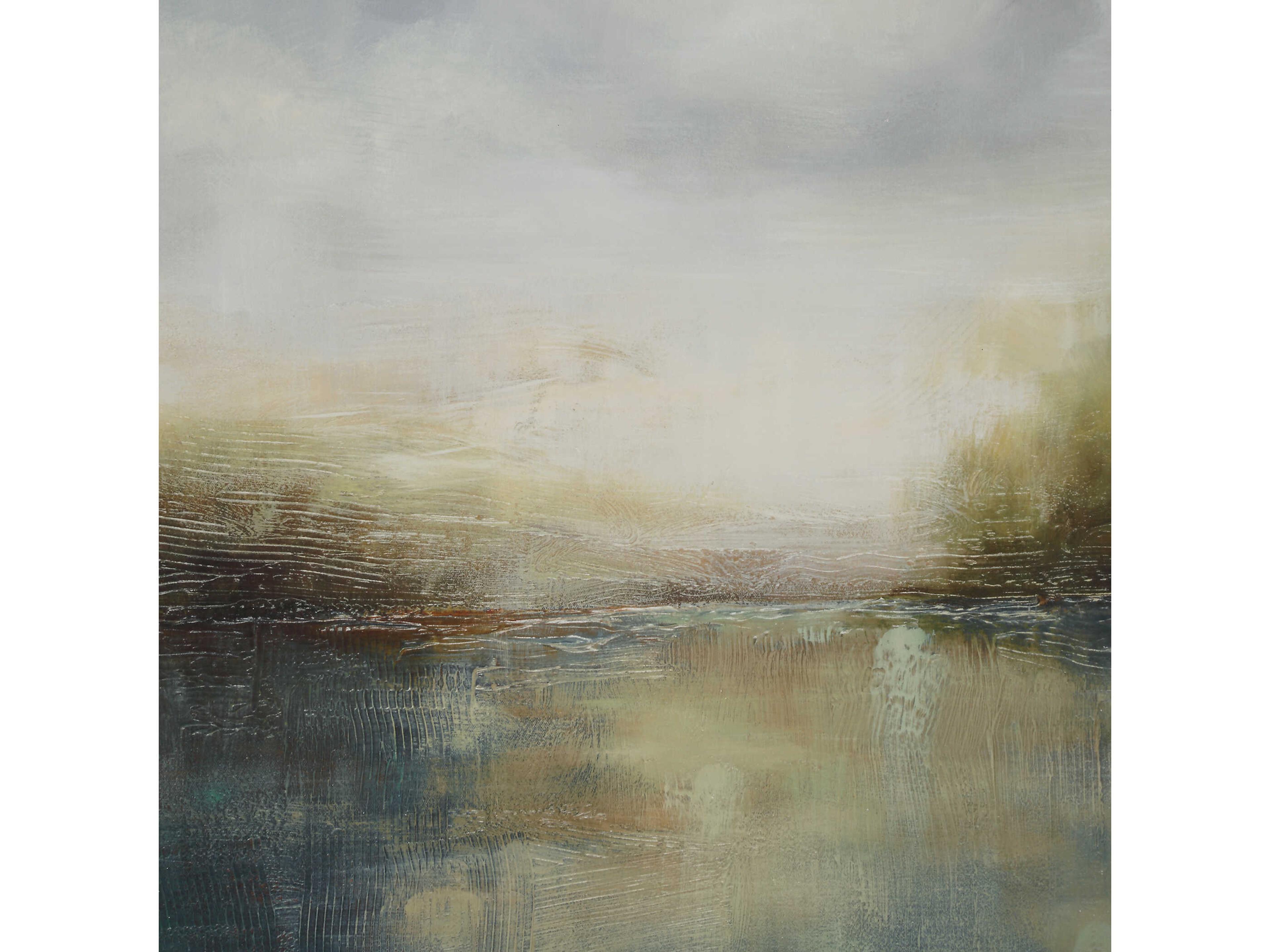 Uttermost Blue Reverie Framed Abstract Lake Print