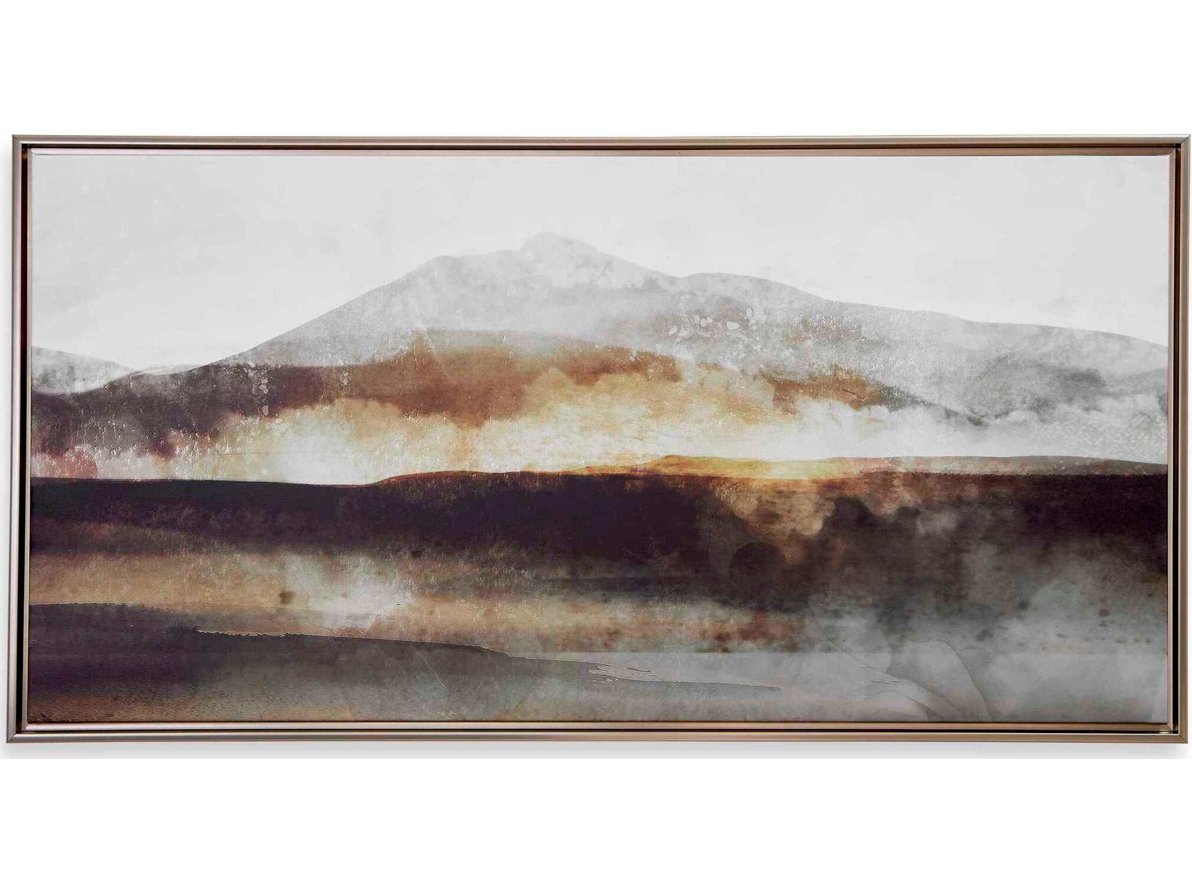 Uttermost Splash Of Land Framed Canvas Wall Art