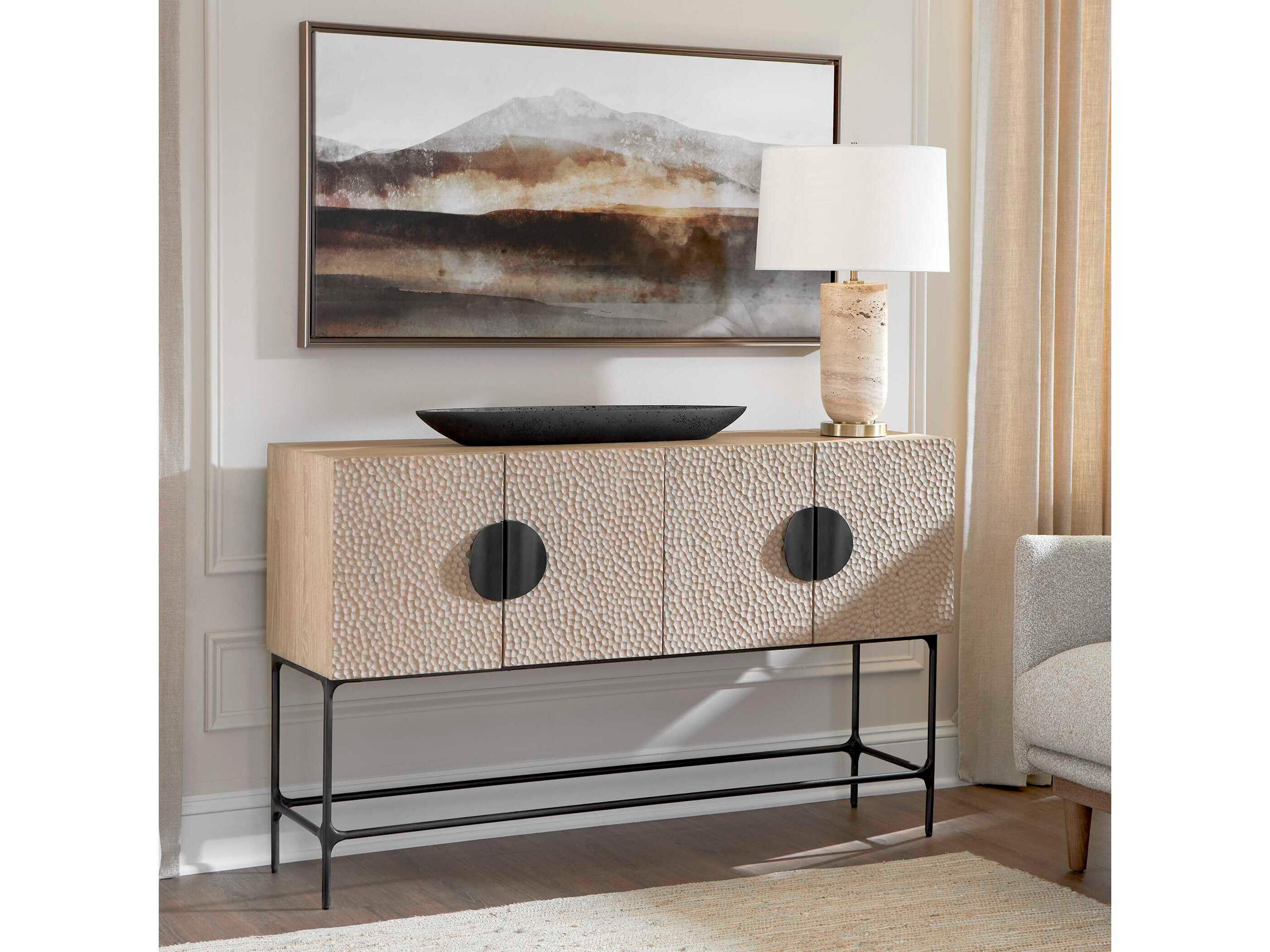 Uttermost Splash Of Land Framed Canvas Wall Art