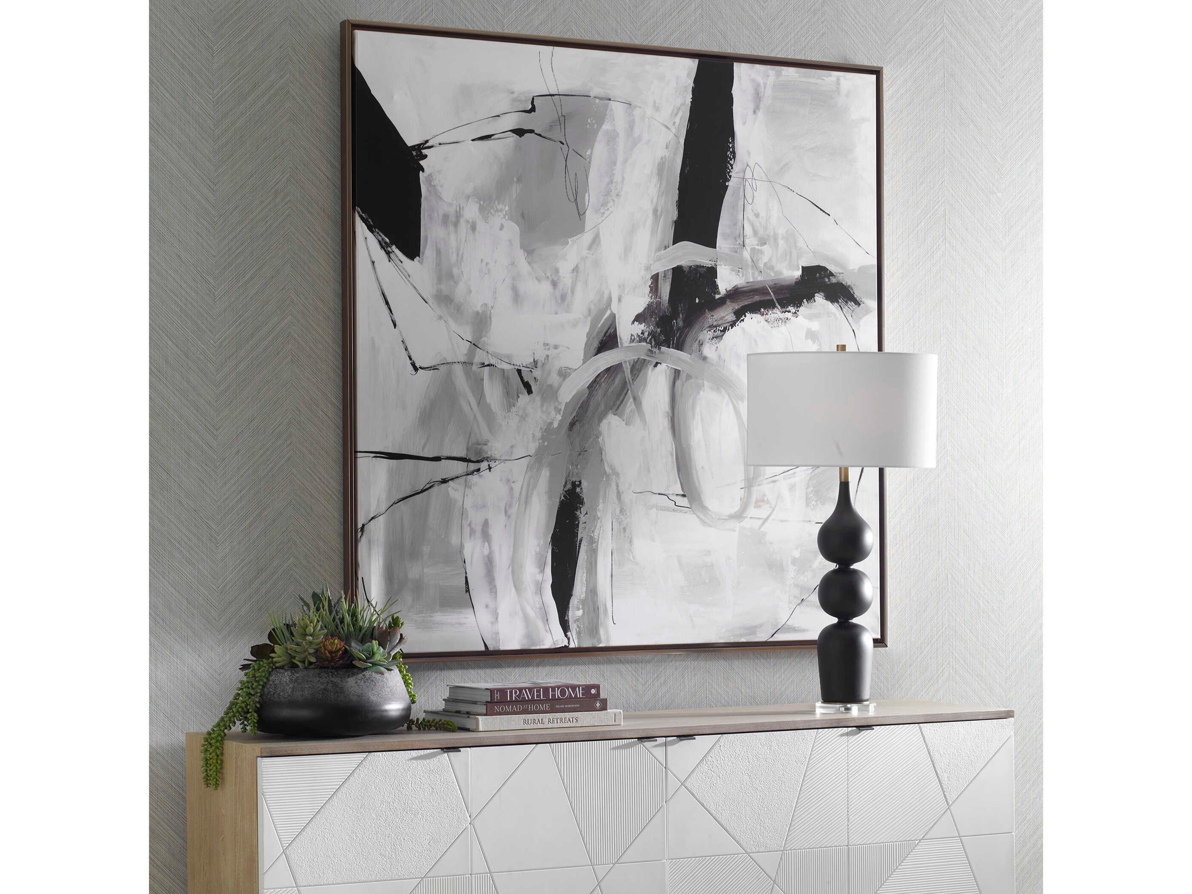 Uttermost Looping Eternity Framed Abstract Art