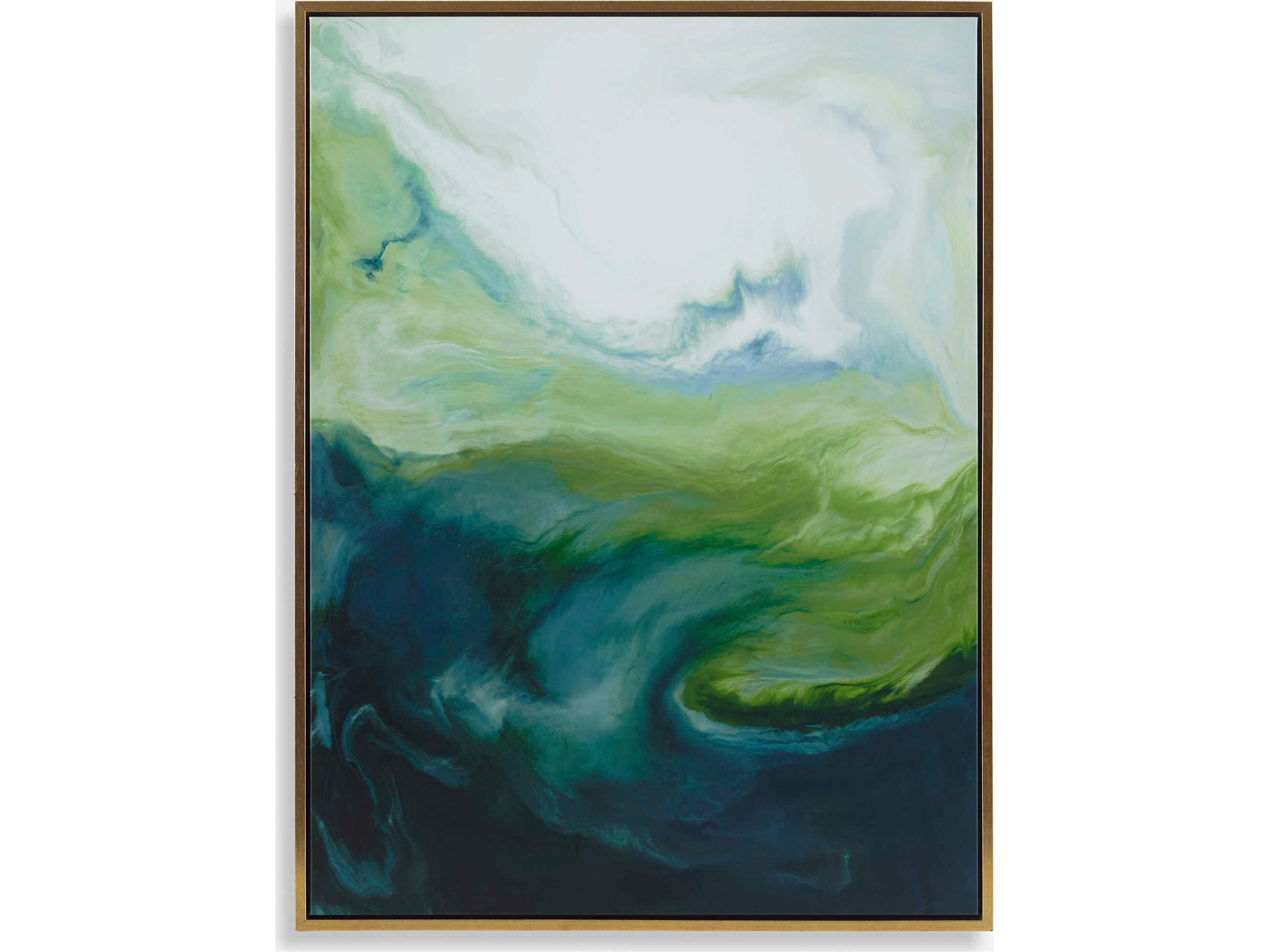 Uttermost Serene Green Framed Abstract Art