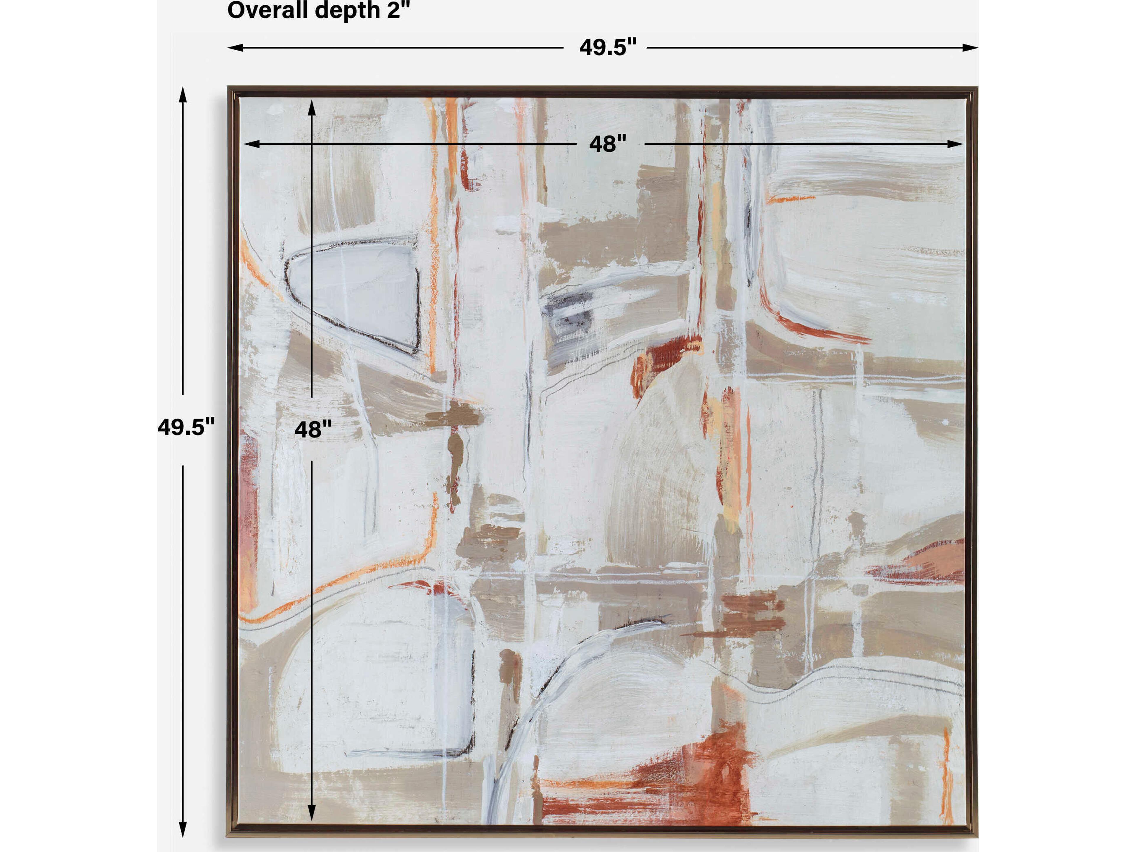 Uttermost Neutral Nirvana Abstract Canvas Art