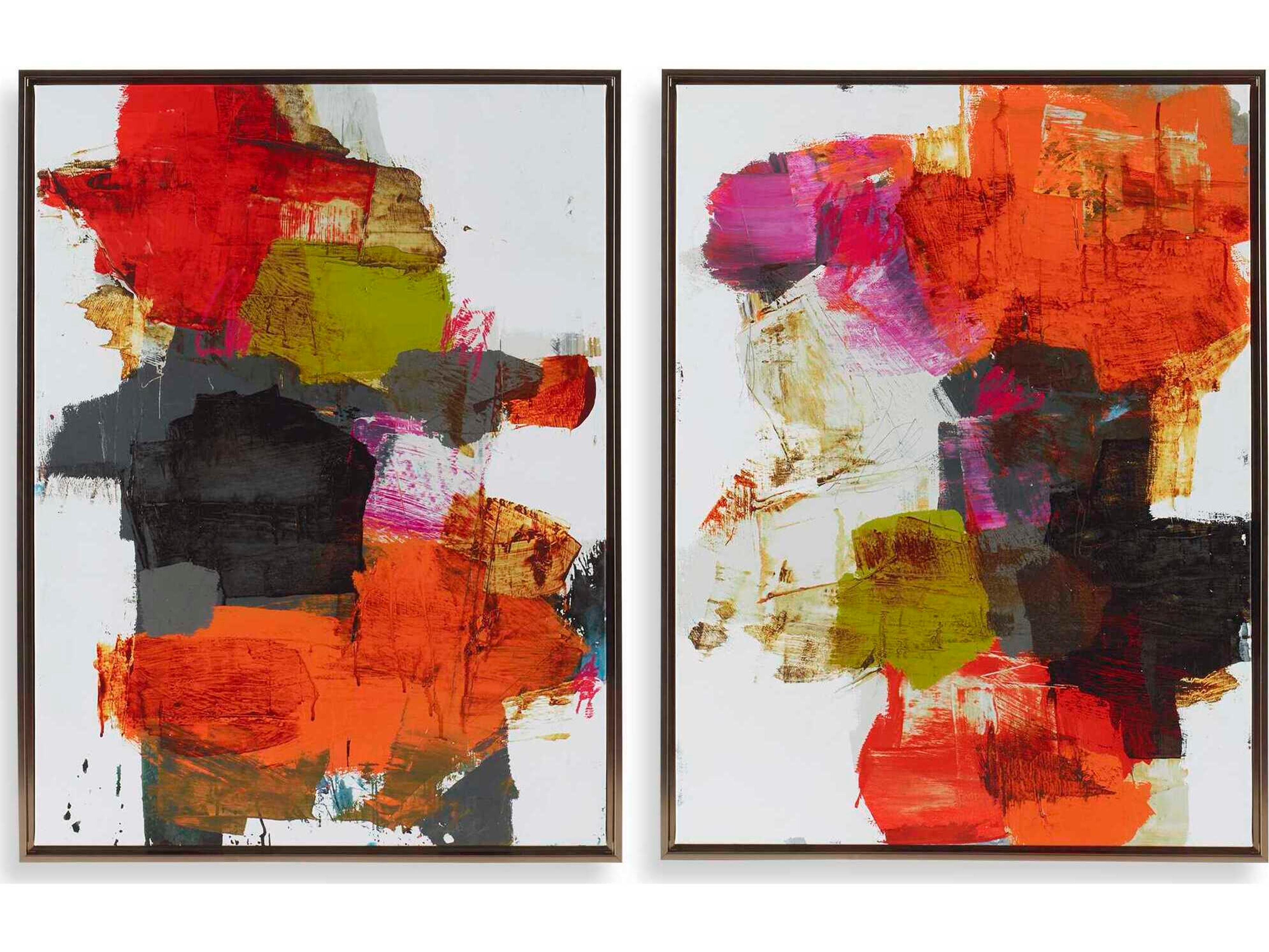 Tried And True Framed Abstract Art Set of 2