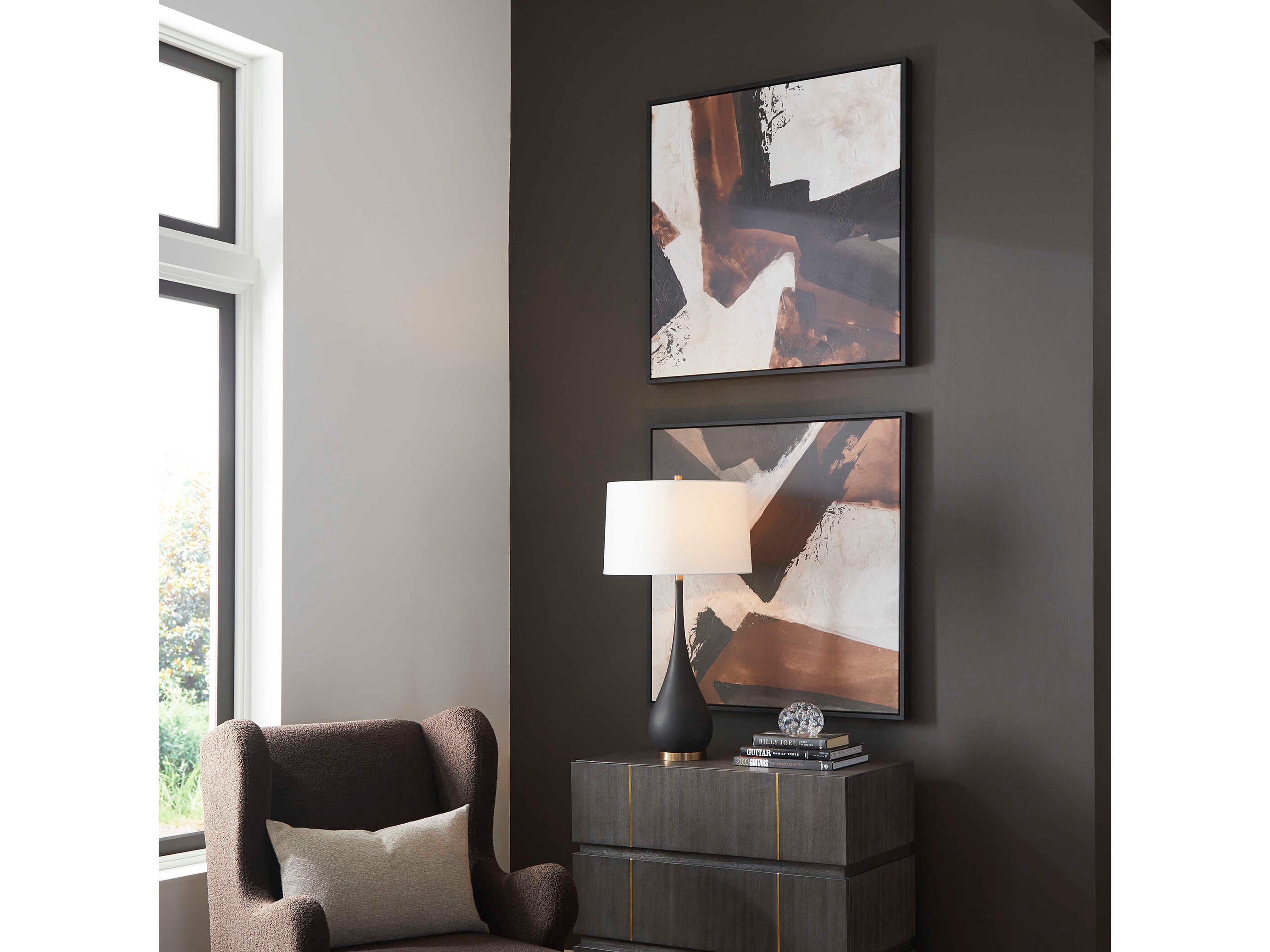 Uttermost Tactile Inspiration Framed Abstract Art Set of 2