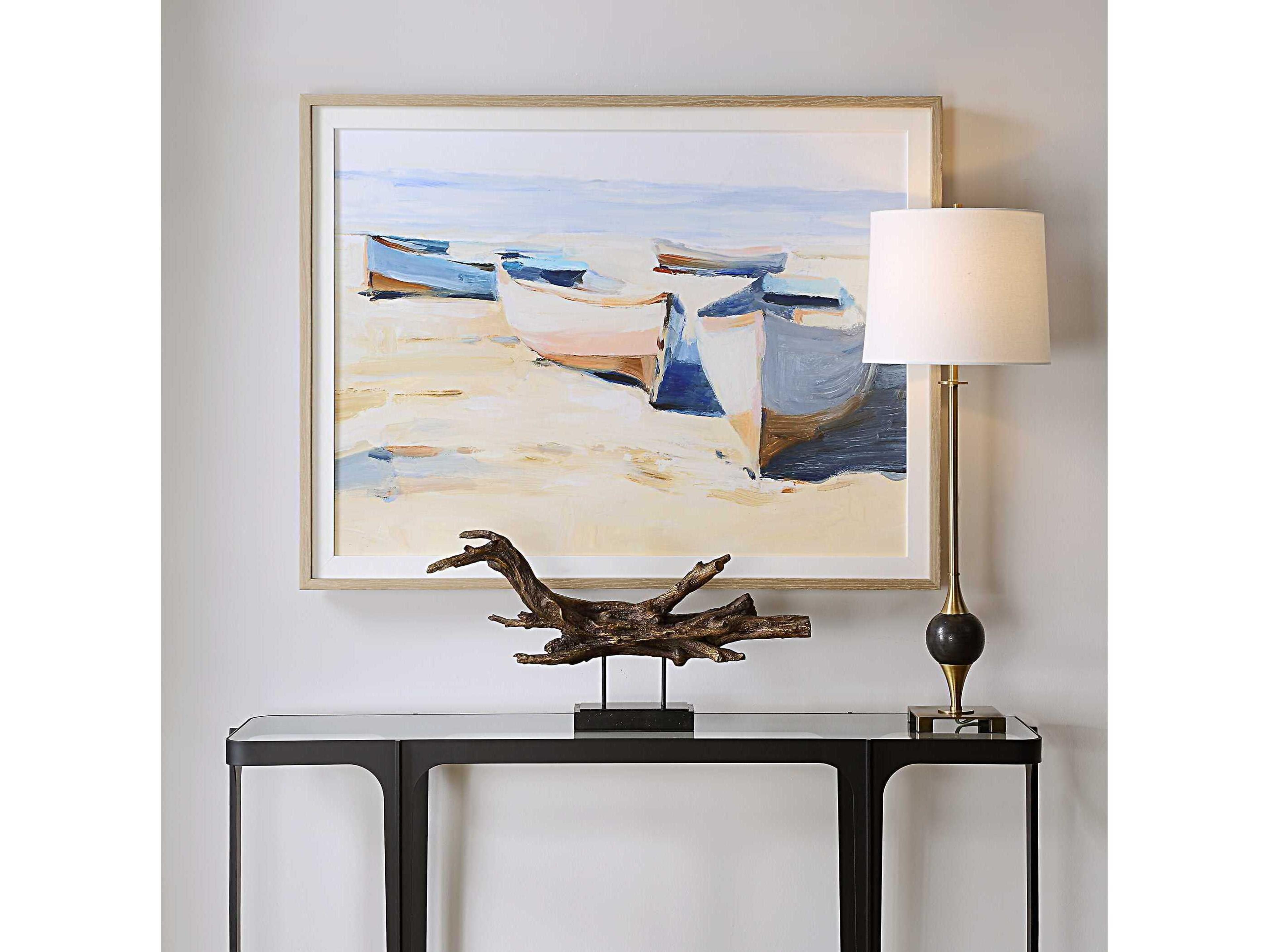 Uttermost Beached Boats Framed Print