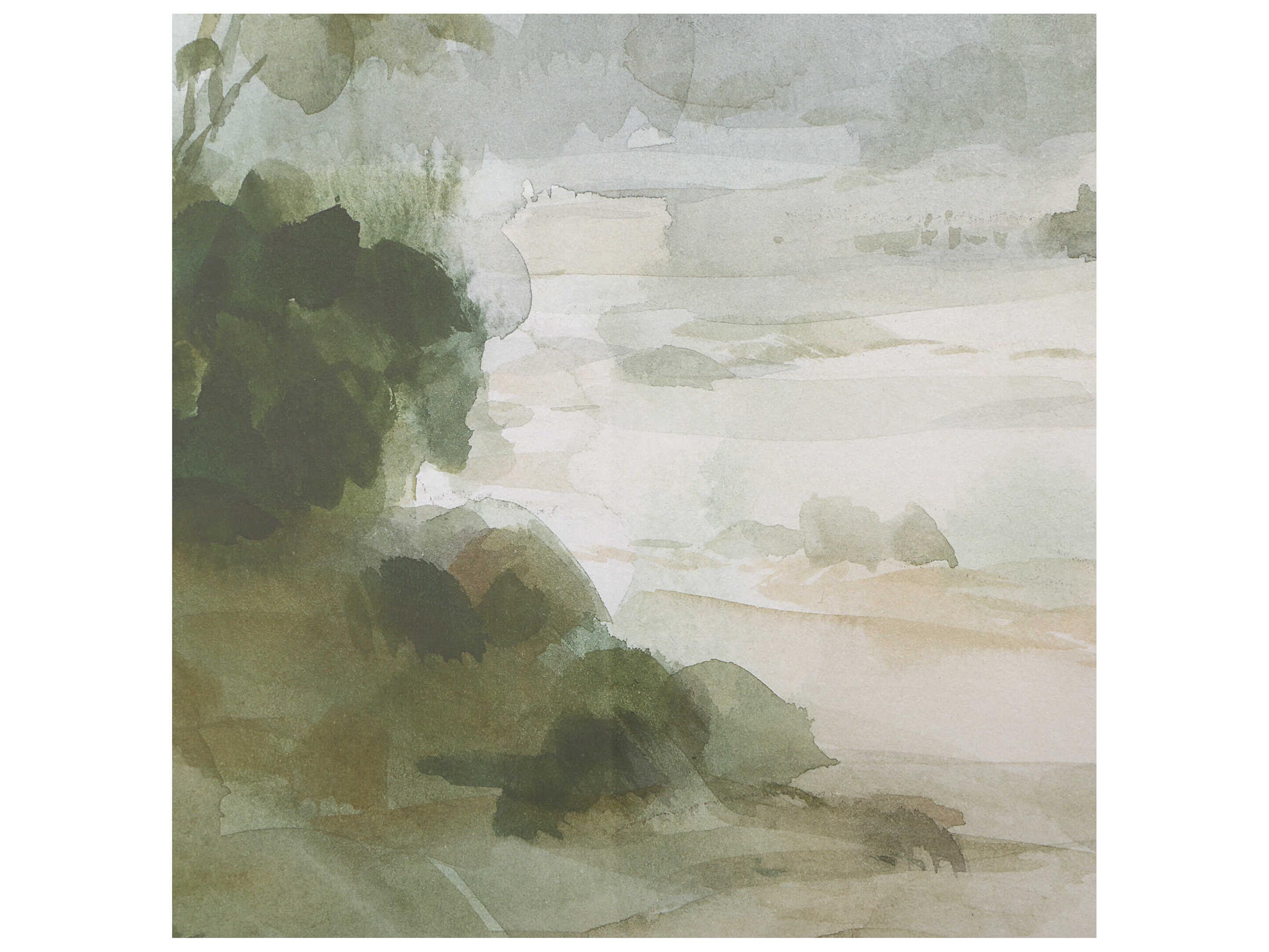 Uttermost Verdant Watercolor Landscape Print