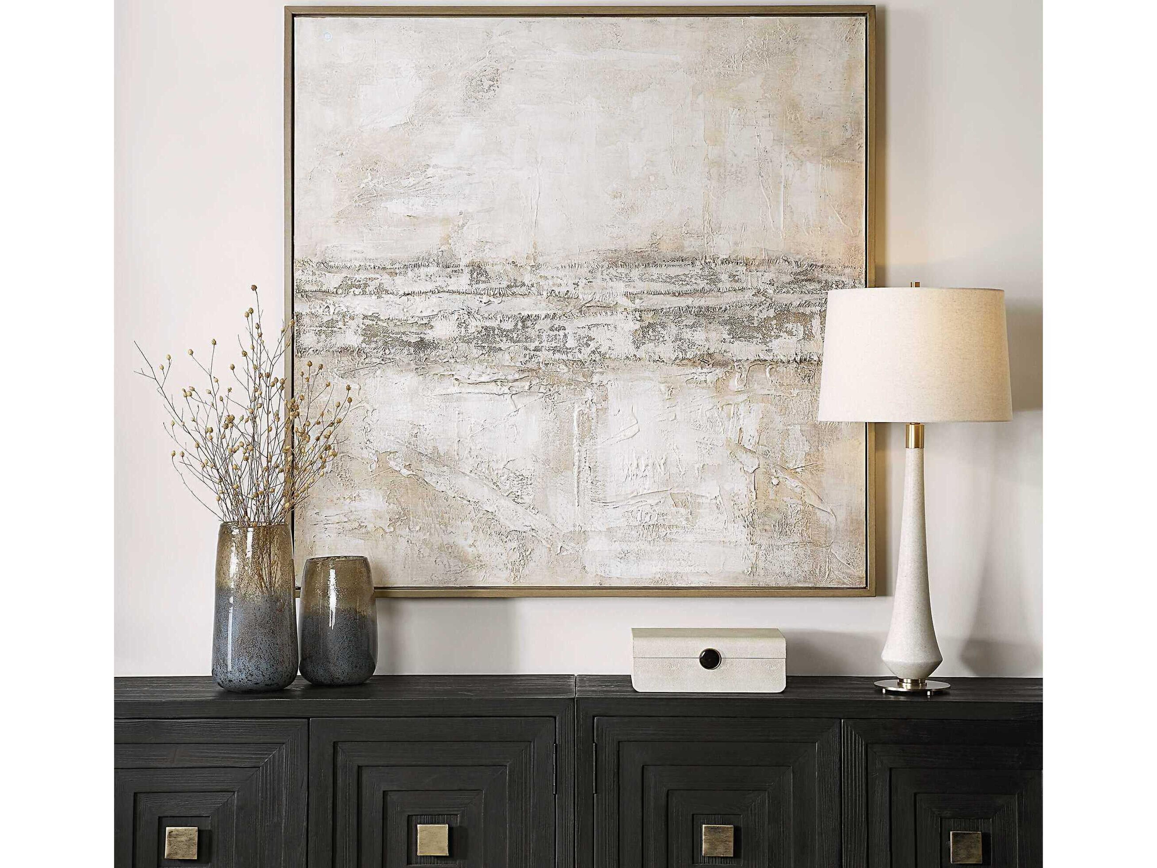 Uttermost Desert Oasis Abstract Canvas Art