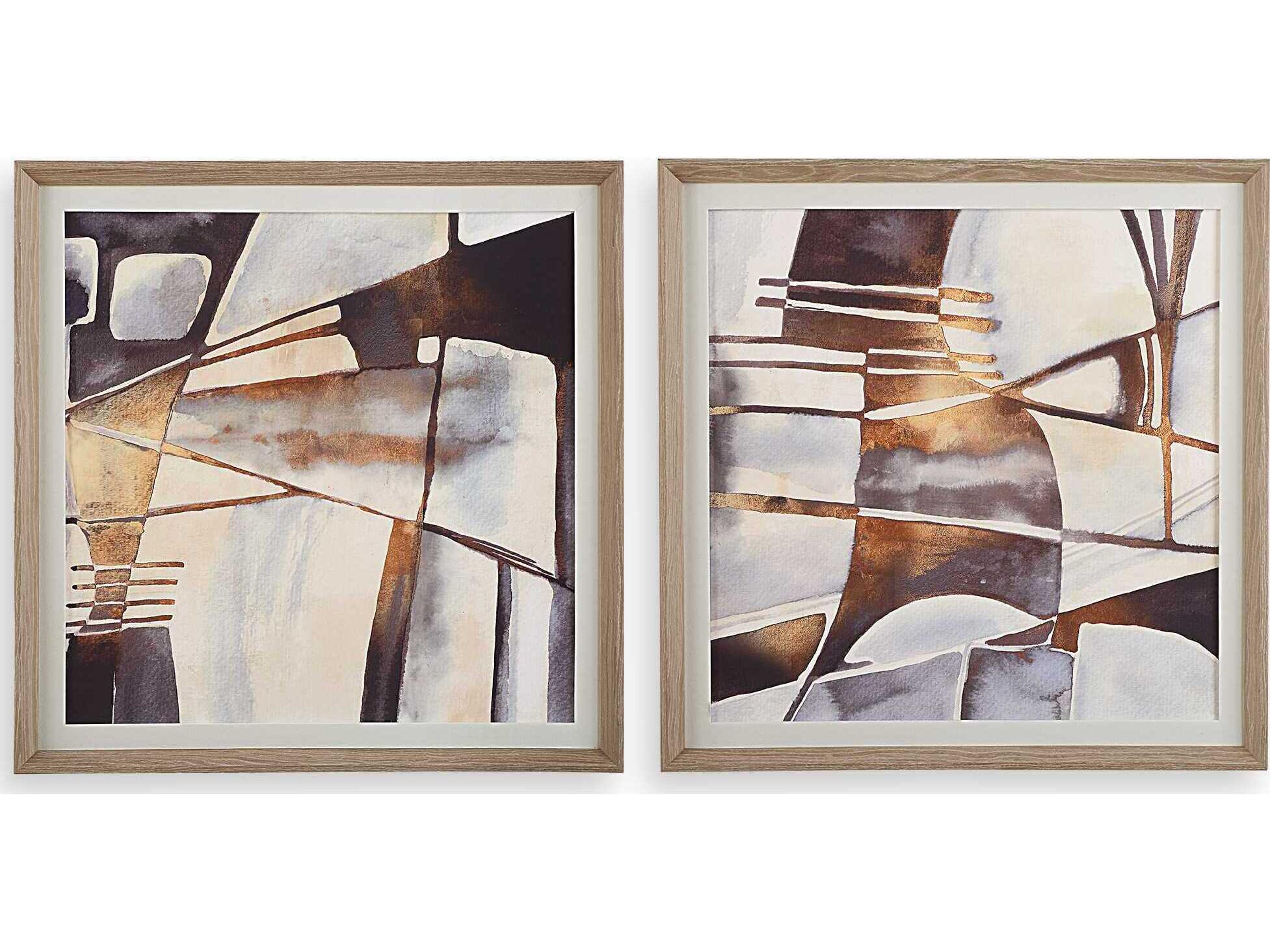 Vetrina Framed Abstract Prints Set of 2