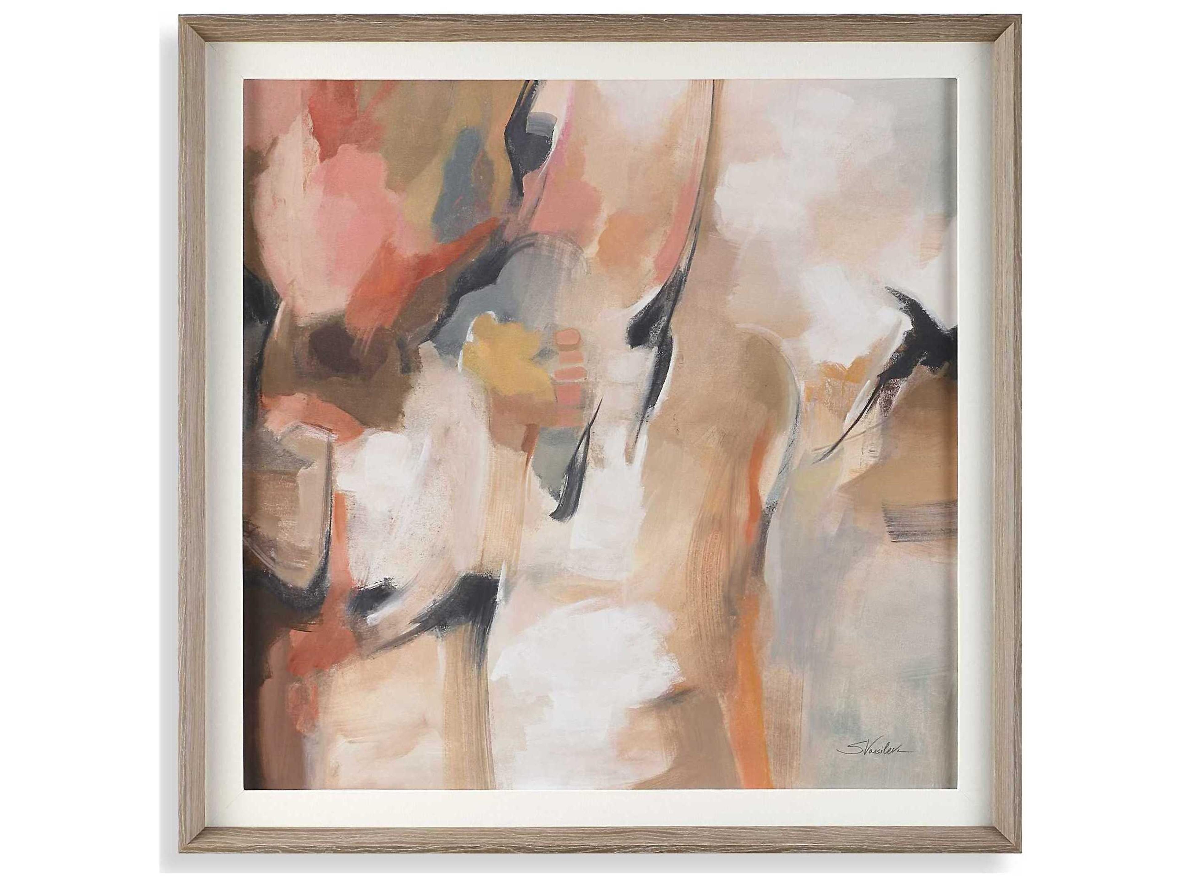 Uphill Framed Abstract Print