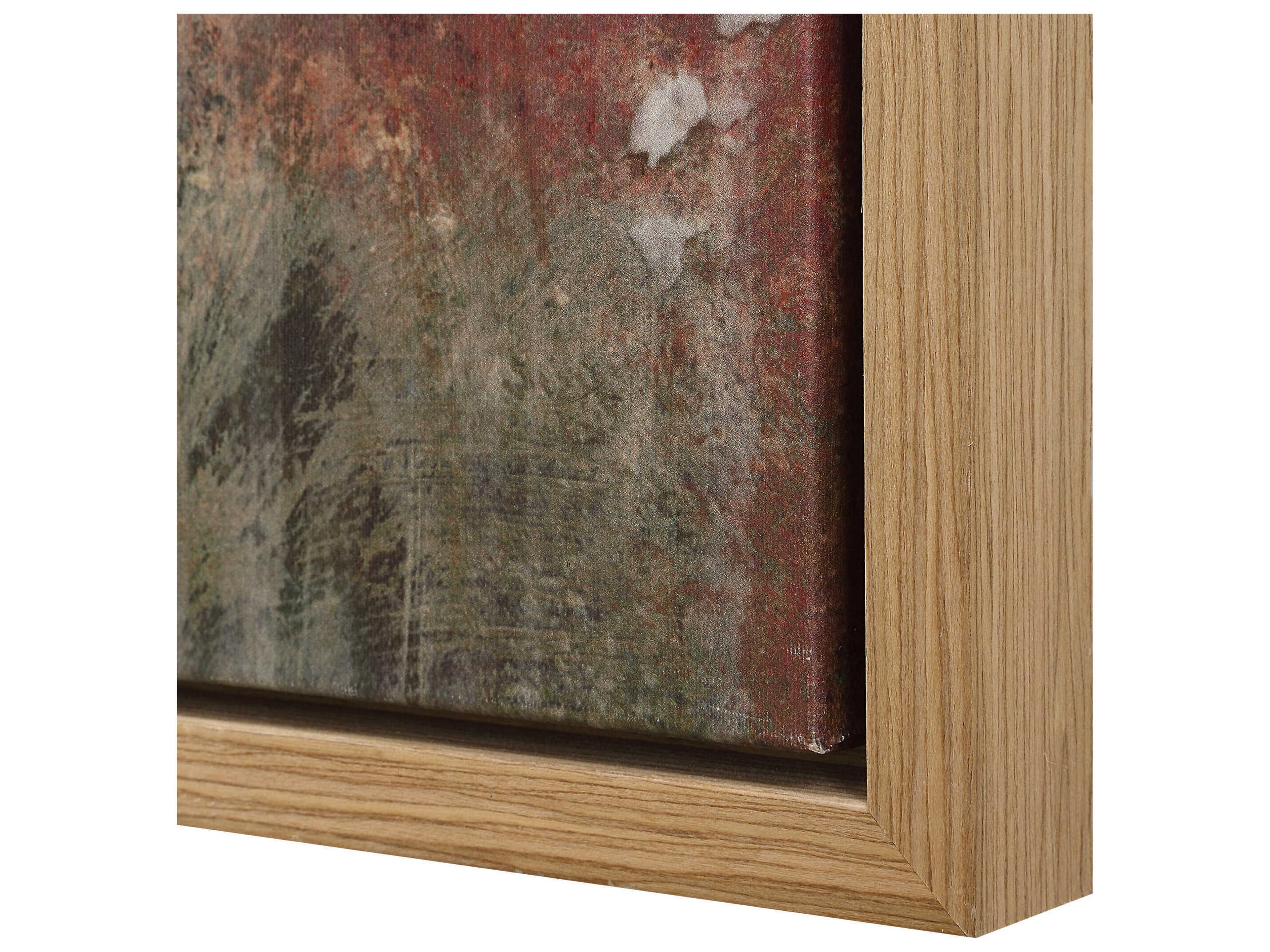 Uttermost Molten Patina Framed Canvases Set of 2