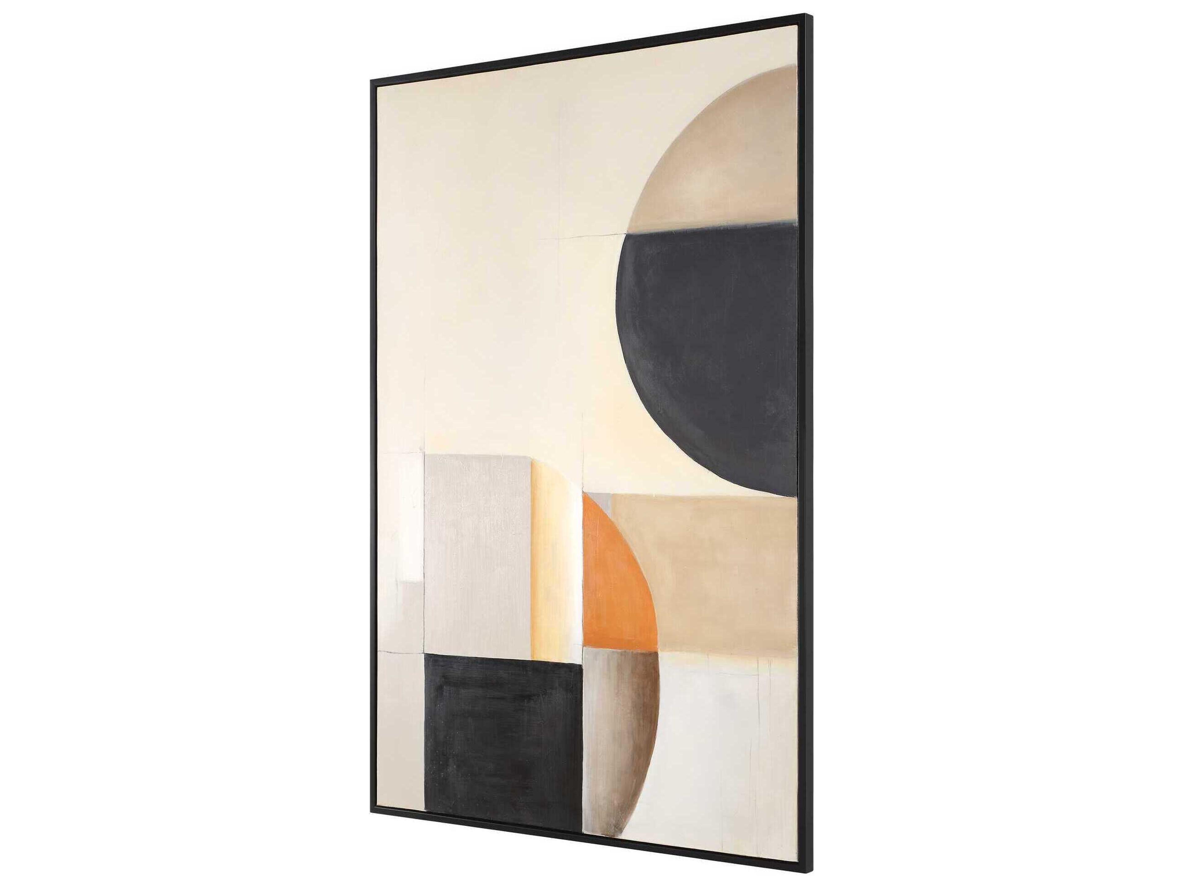 Uttermost Western Hemisphere Hand Painted Canvas Wall Art