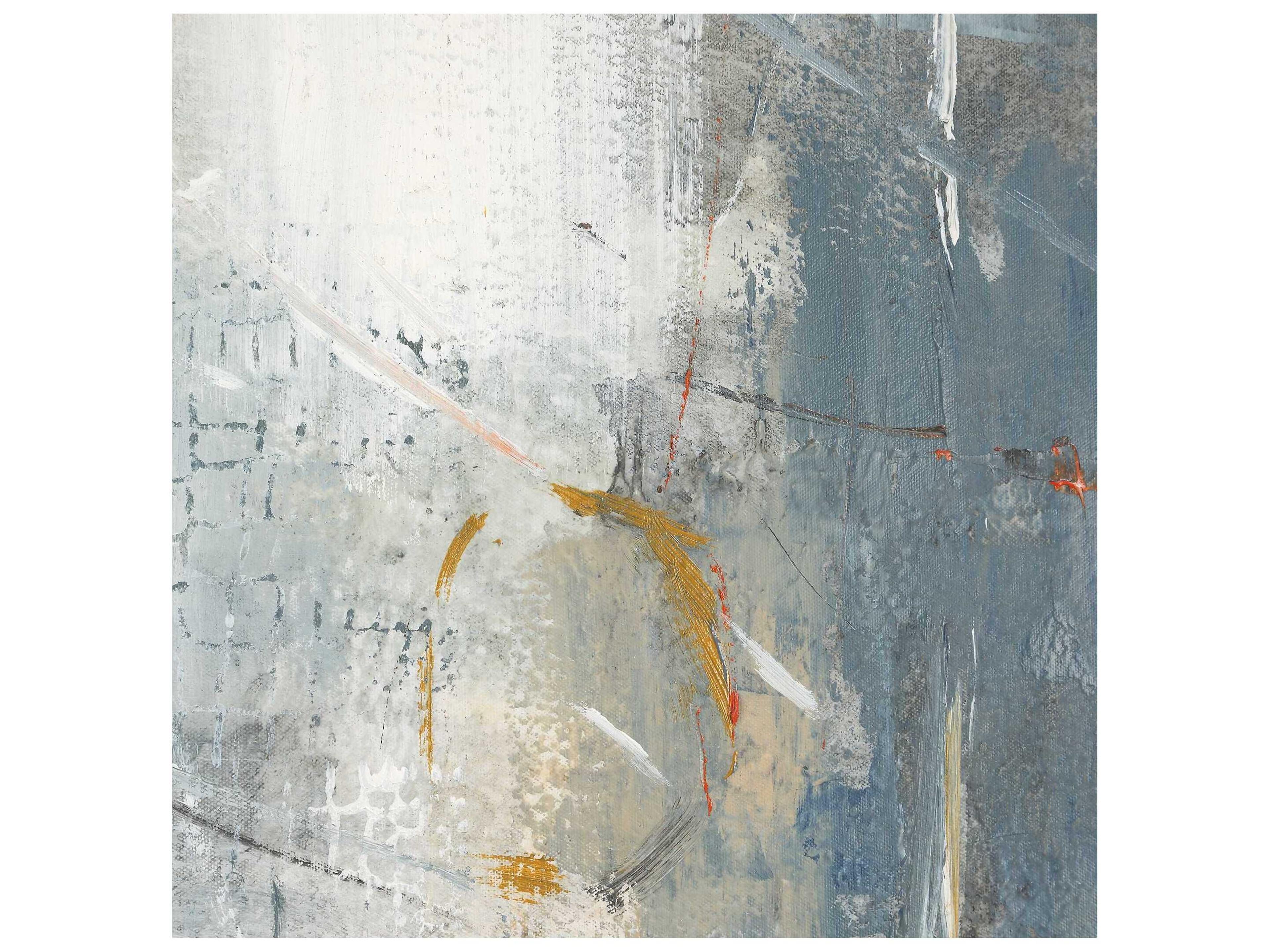 Uttermost Blueprint Hand Painted Modern Art