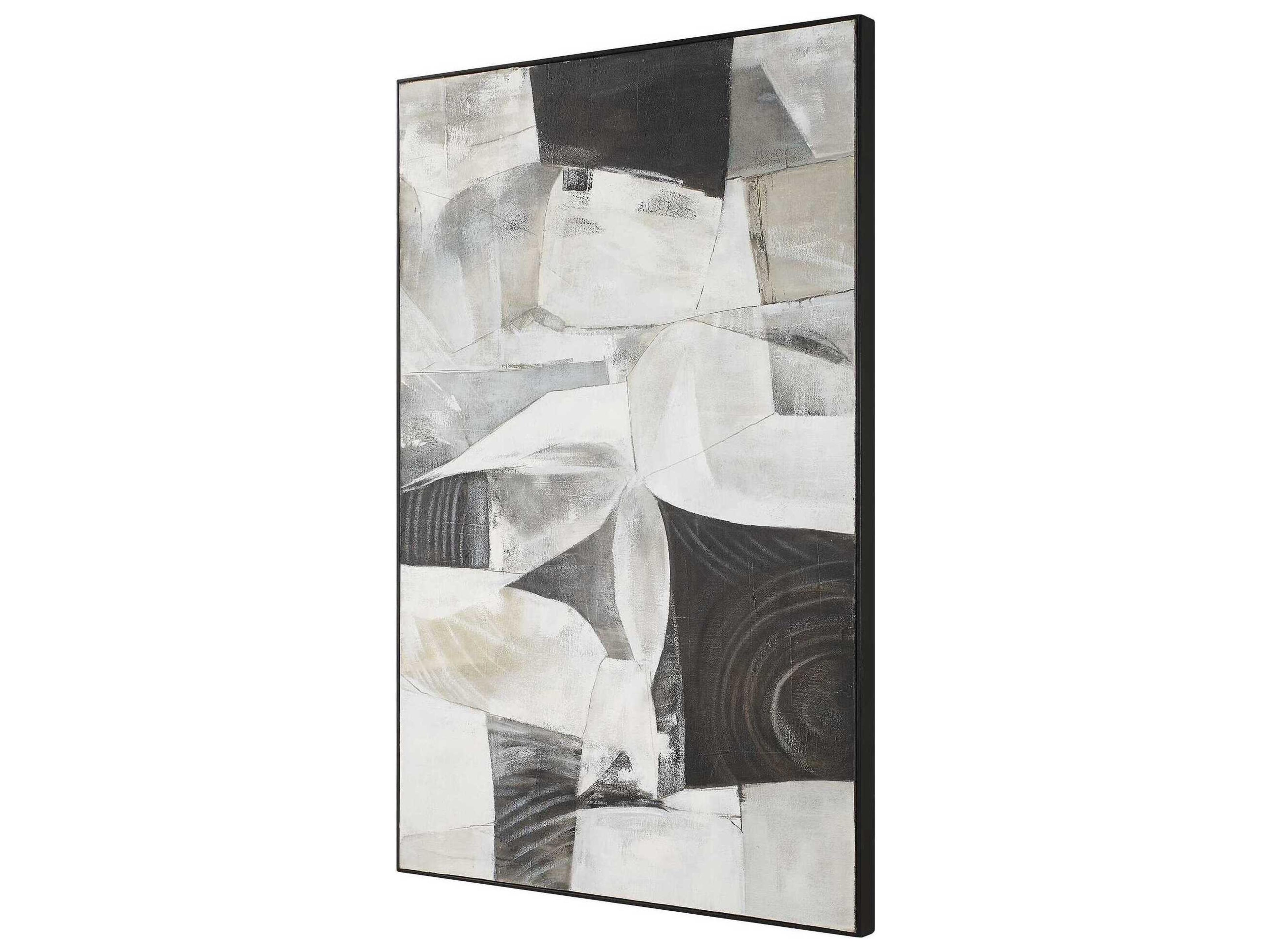 Uttermost Folding Time Framed Abstract Art