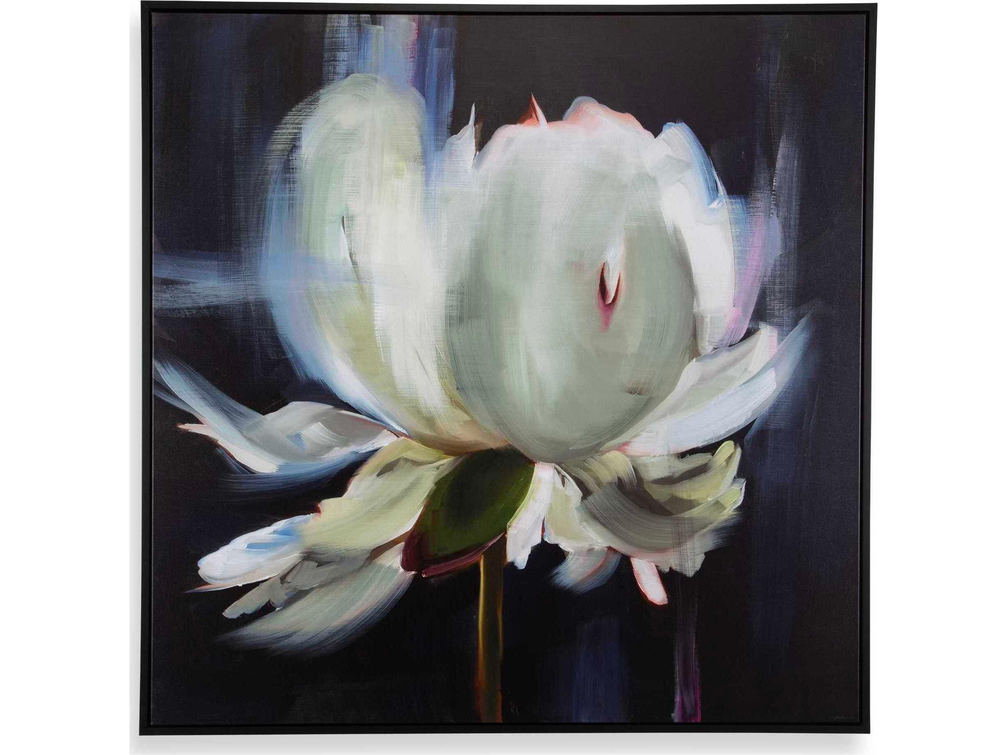 Peony Framed Floral Art