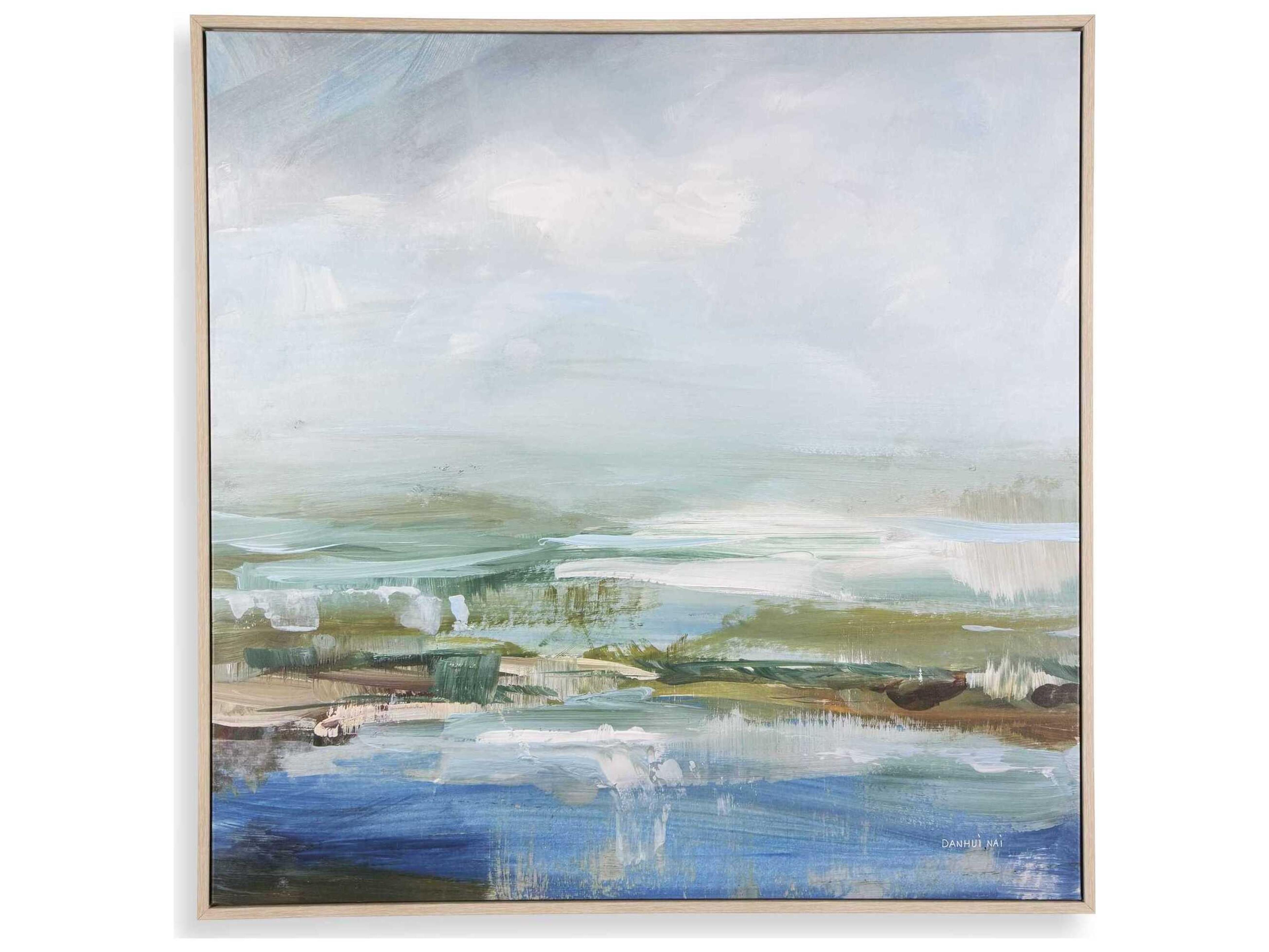 Lush Valley Framed Canvas