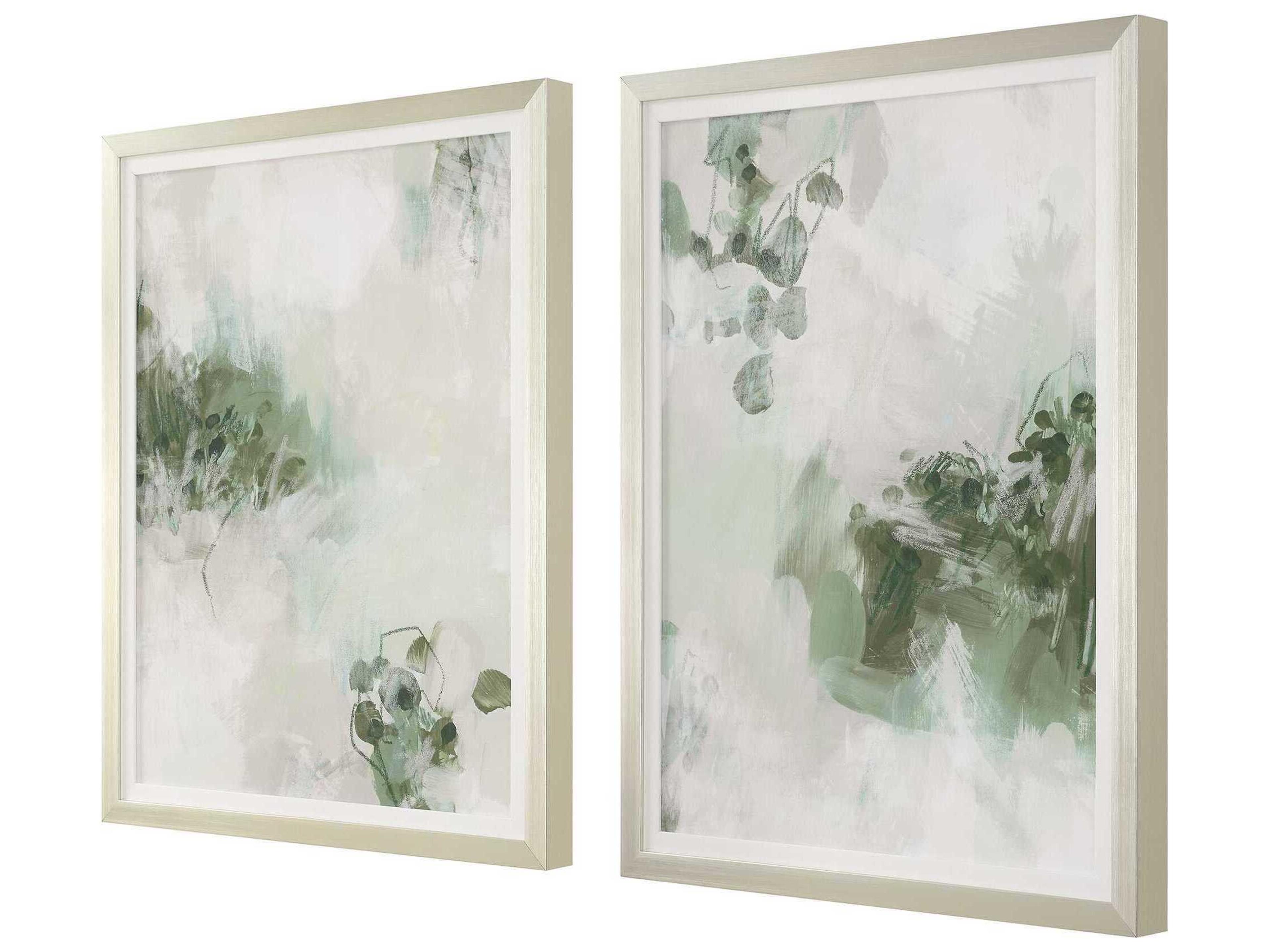 Uttermost Heat of the Moment Hand Painted Canvas Set of 2