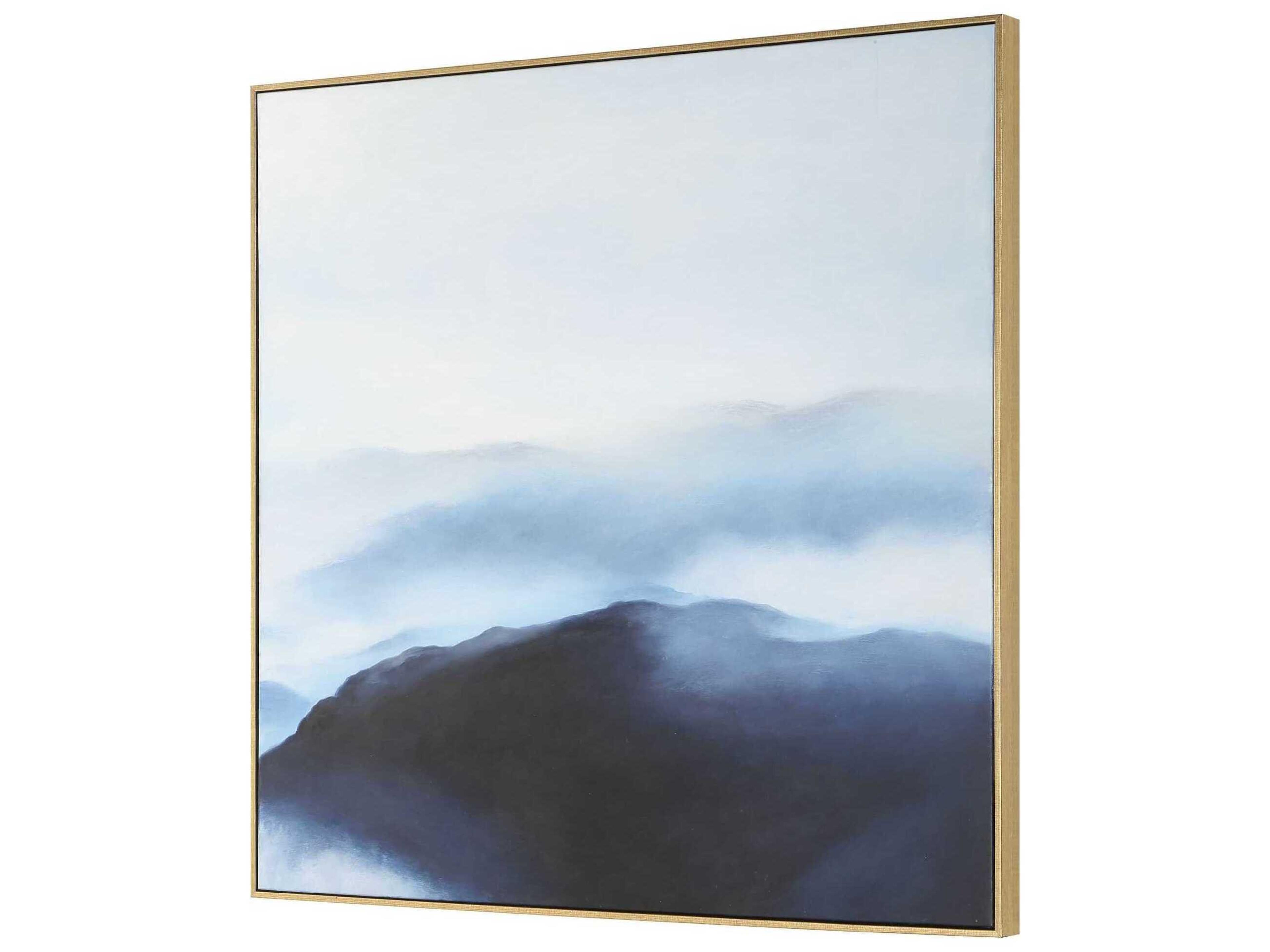 Uttermost Cold Shoulder Hand Painted Landscape Art