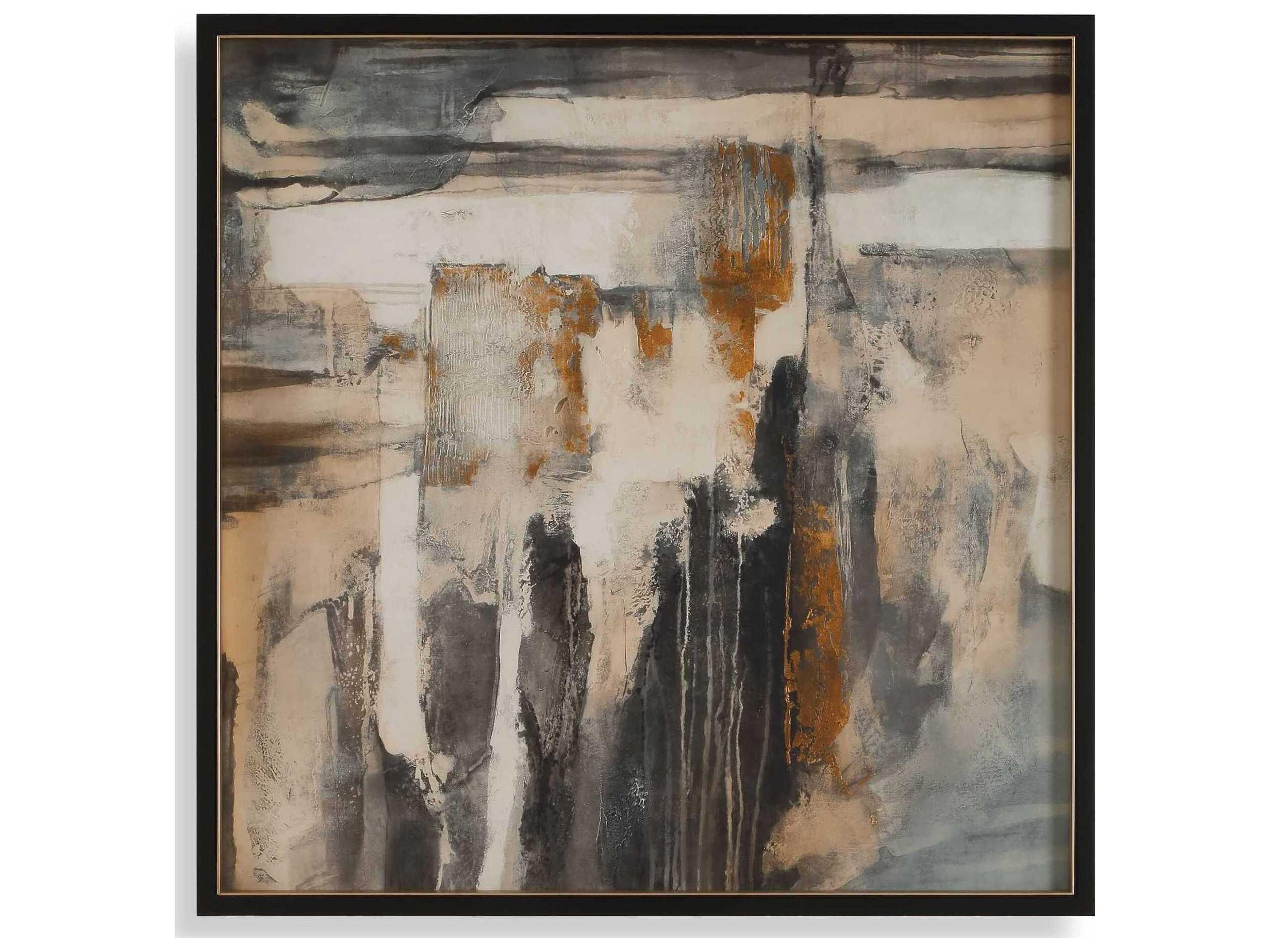 Landslide Framed Abstract Print