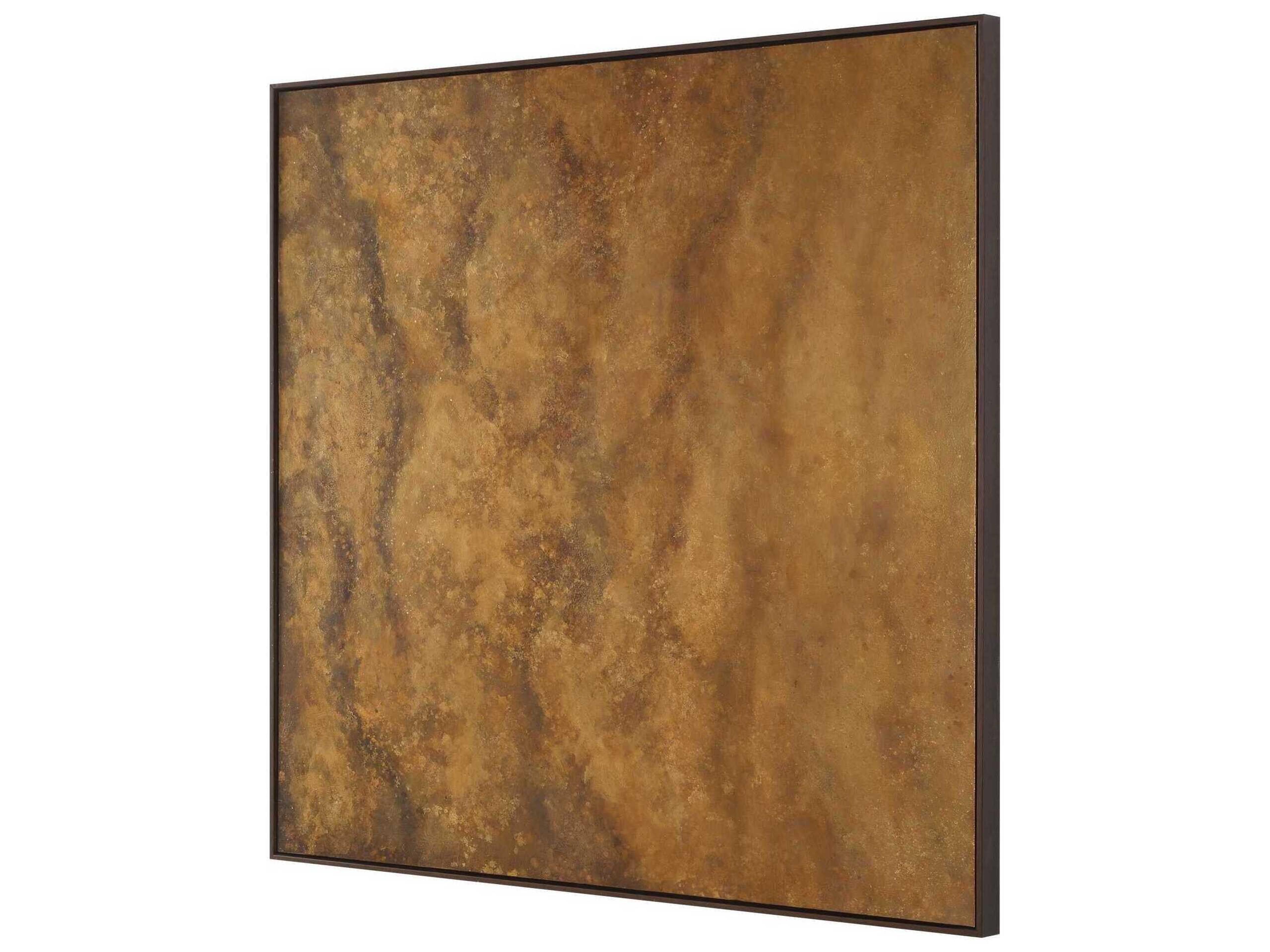 Uttermost Burn Hand Painted Canvas Art